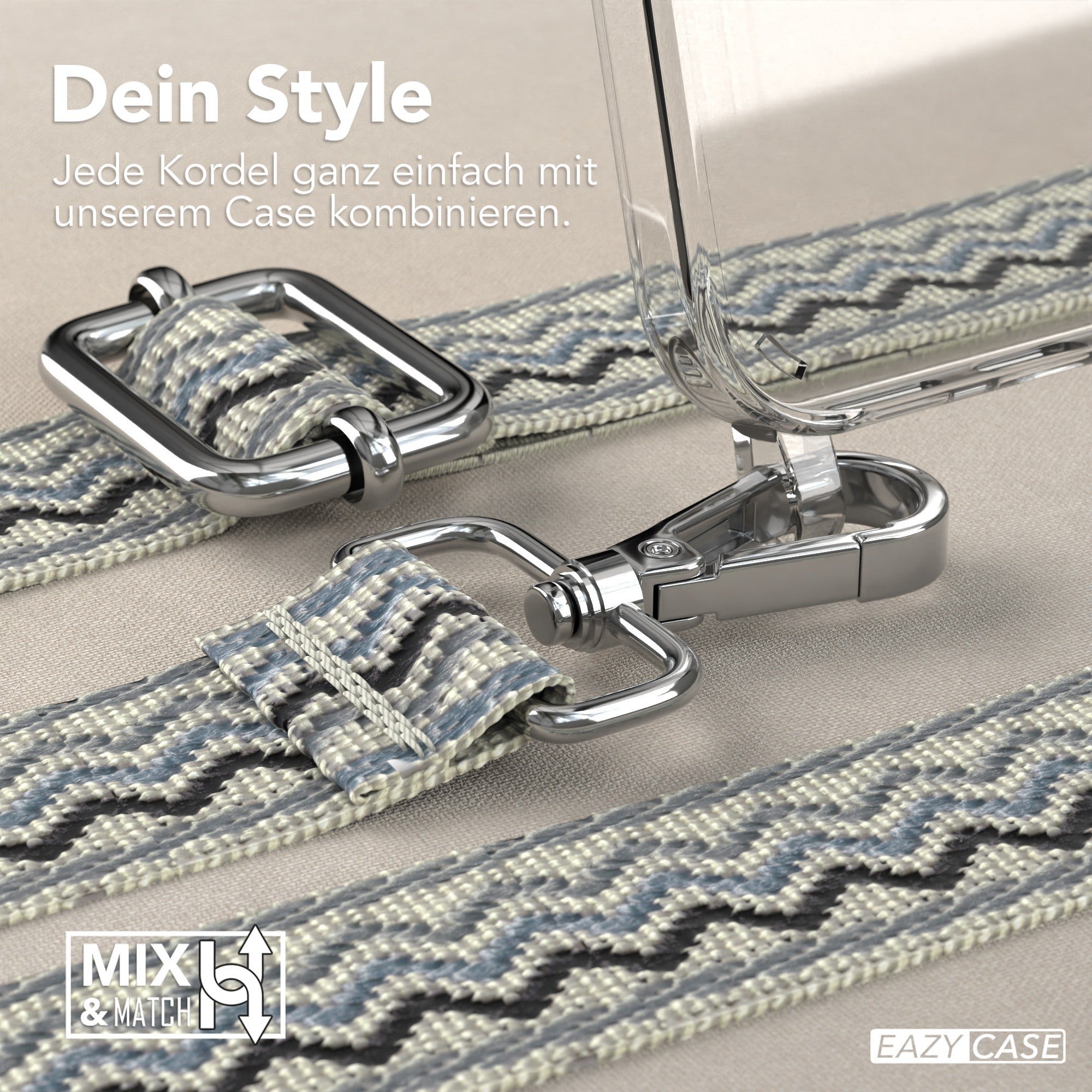 iPhone 16 Hülle + Boho Band