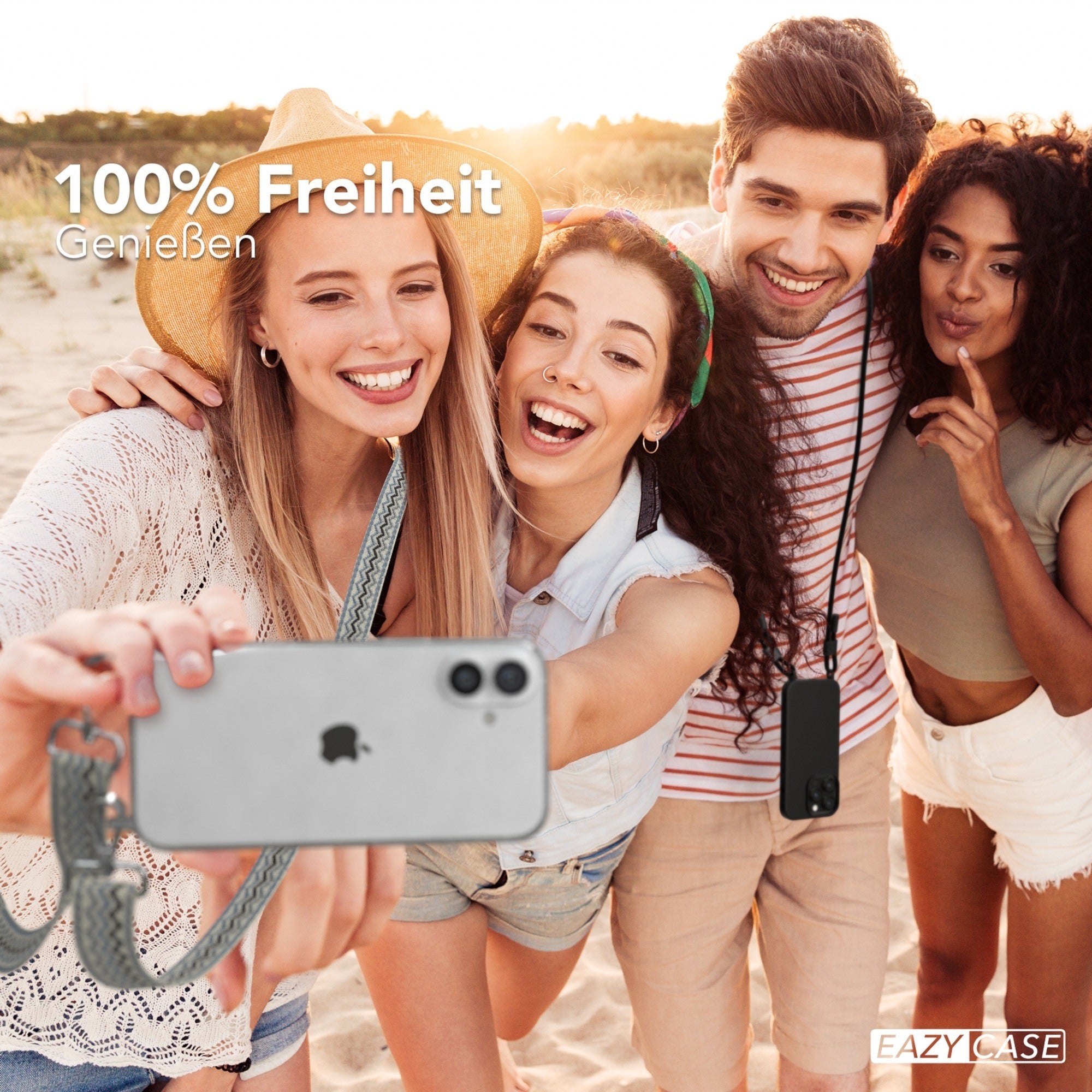 iPhone 16 Plus Hülle + Boho Band