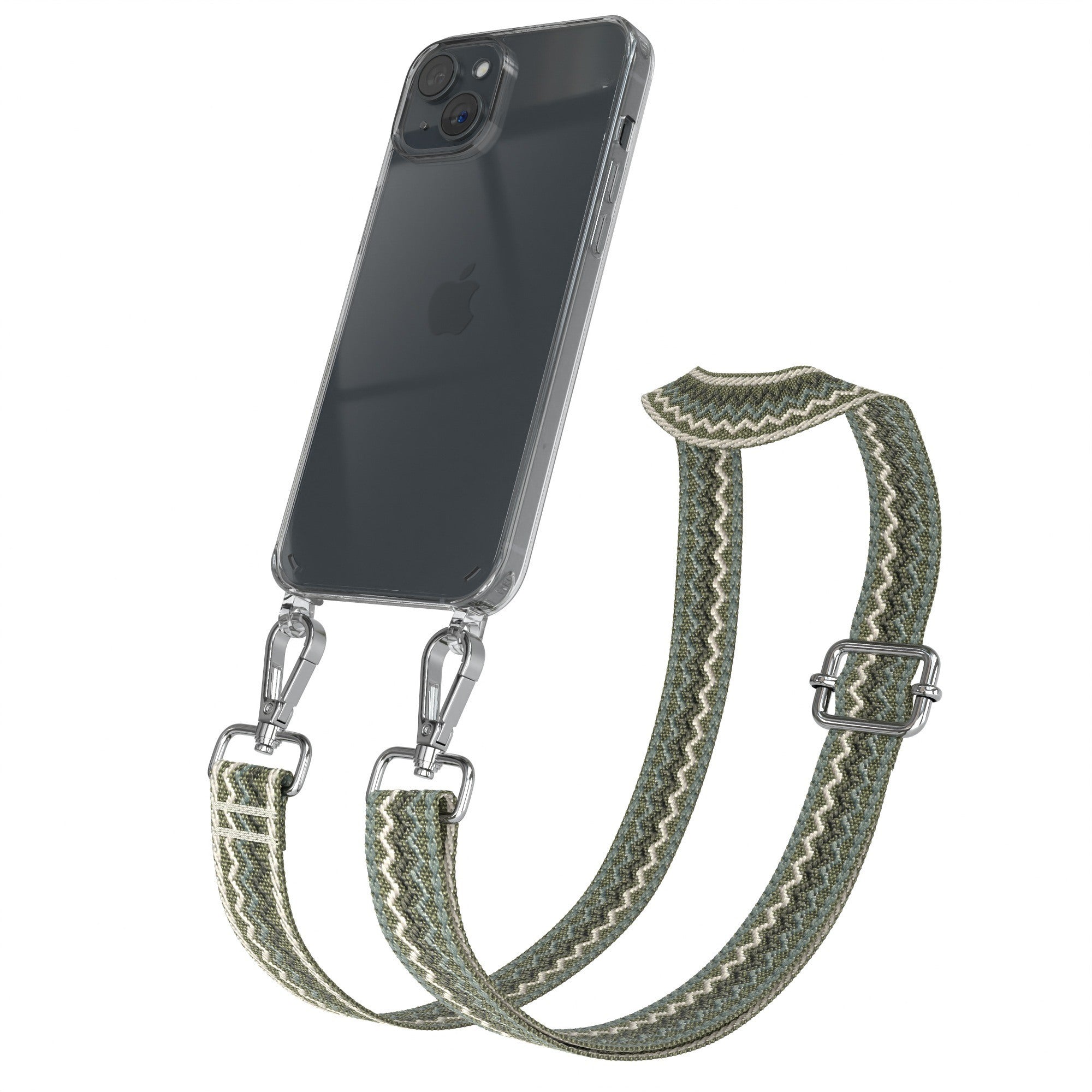 iPhone 15 Plus Handykette mit Boho Band von EAZY CASE