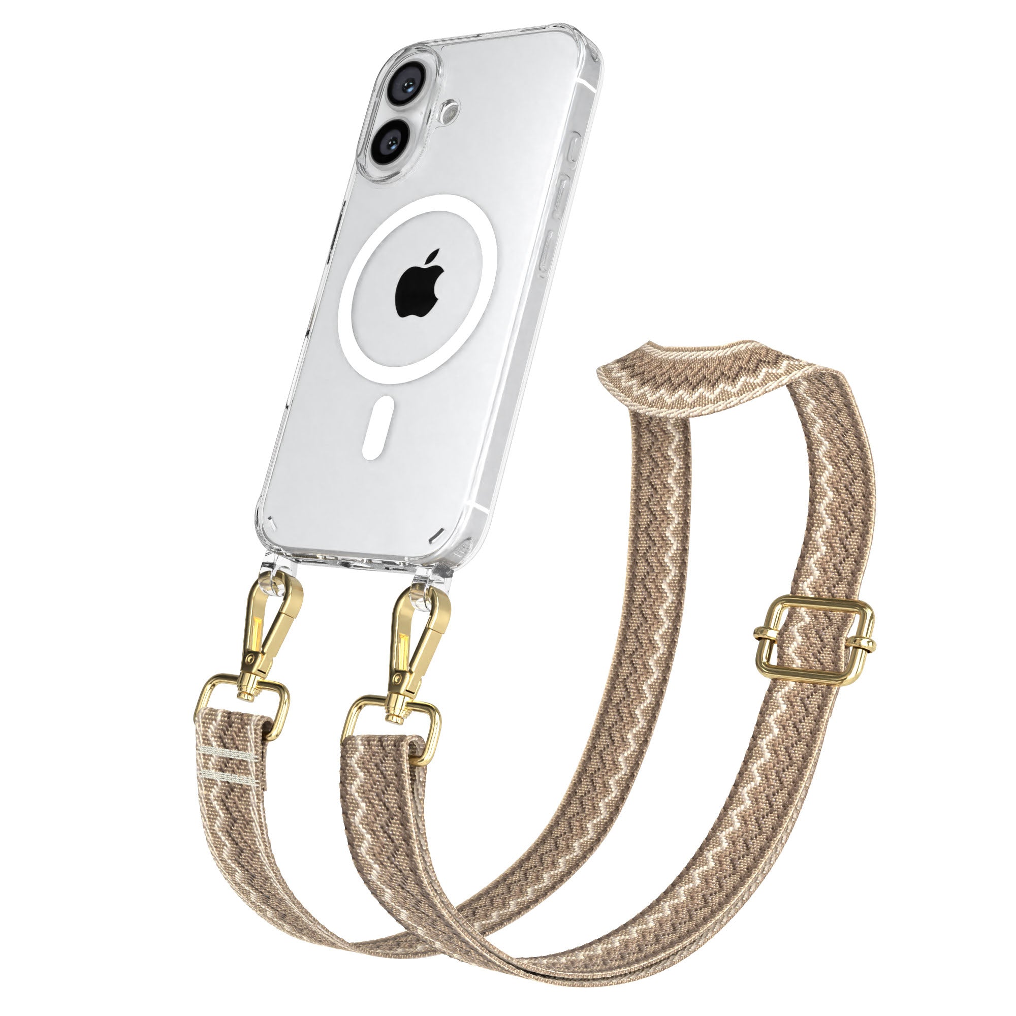 iPhone 16 MagSafe Handykette mit verstellbarem Boho Trageriemen von EAZY CASE