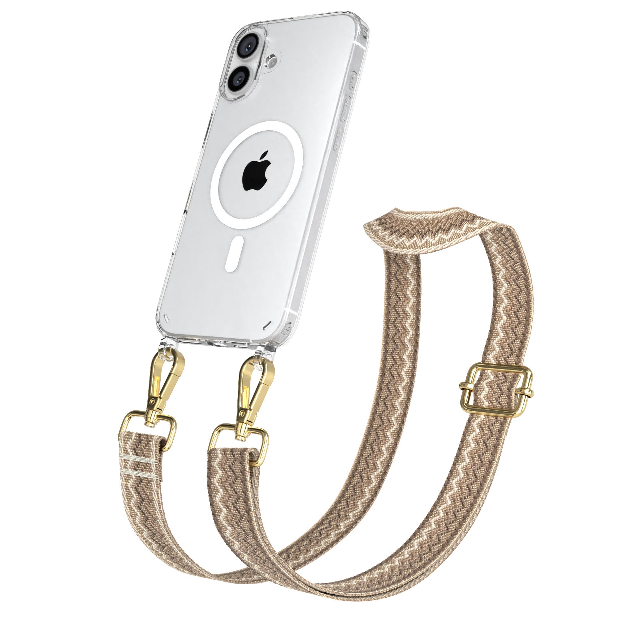 iPhone 16 Plus MagSafe Handykette mit Boho Band Set EAZY CASE