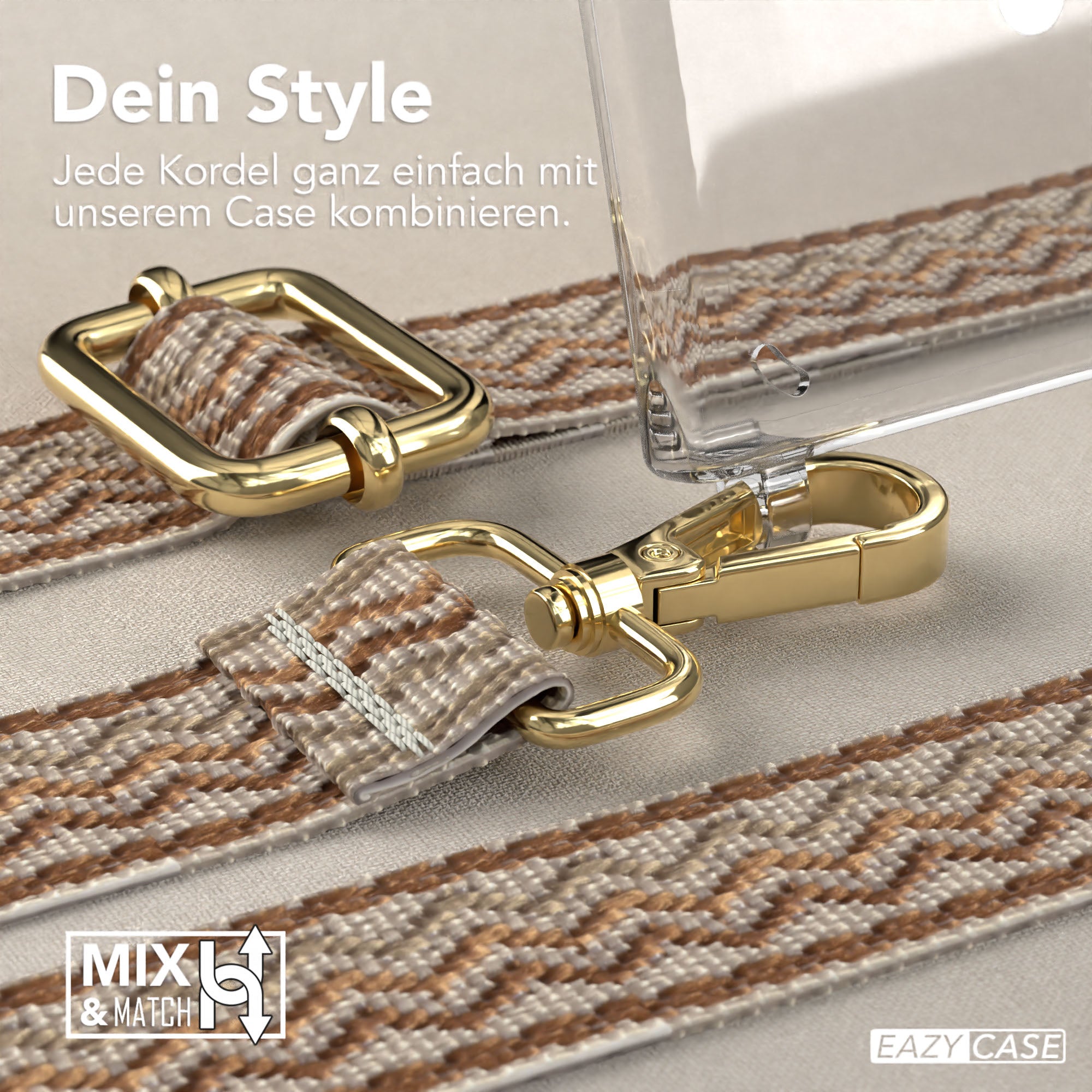 Samsung Galaxy S24 Ultra Handykette mit MagSafe Halterung und Boho Band