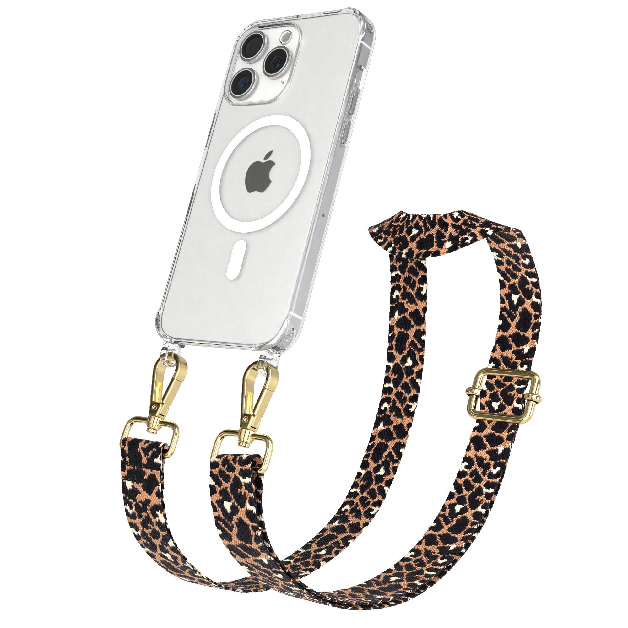 iPhone 15 Pro Max Handykette MagSafe mit Boho Band verstellbar