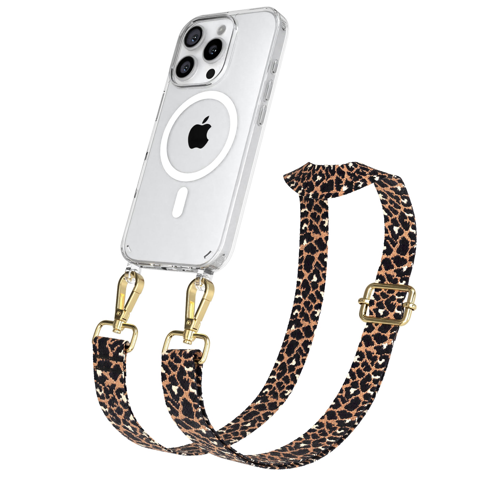 iPhone 16 Pro MagSafe Handykette mit Boho Band verstellbar