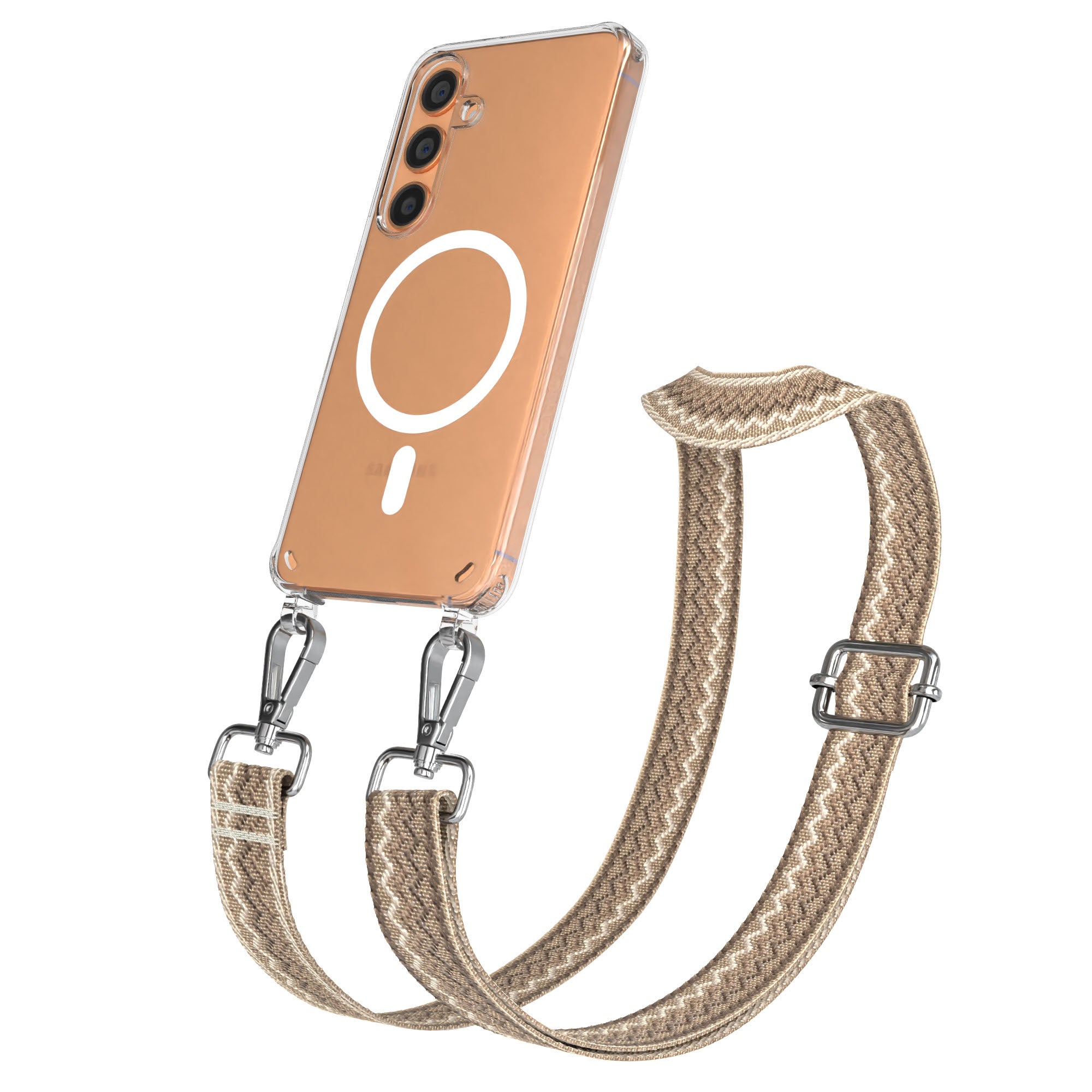 Samsung Galaxy S24 Handykette MagSafe mit verstellbarem Boho Band Set