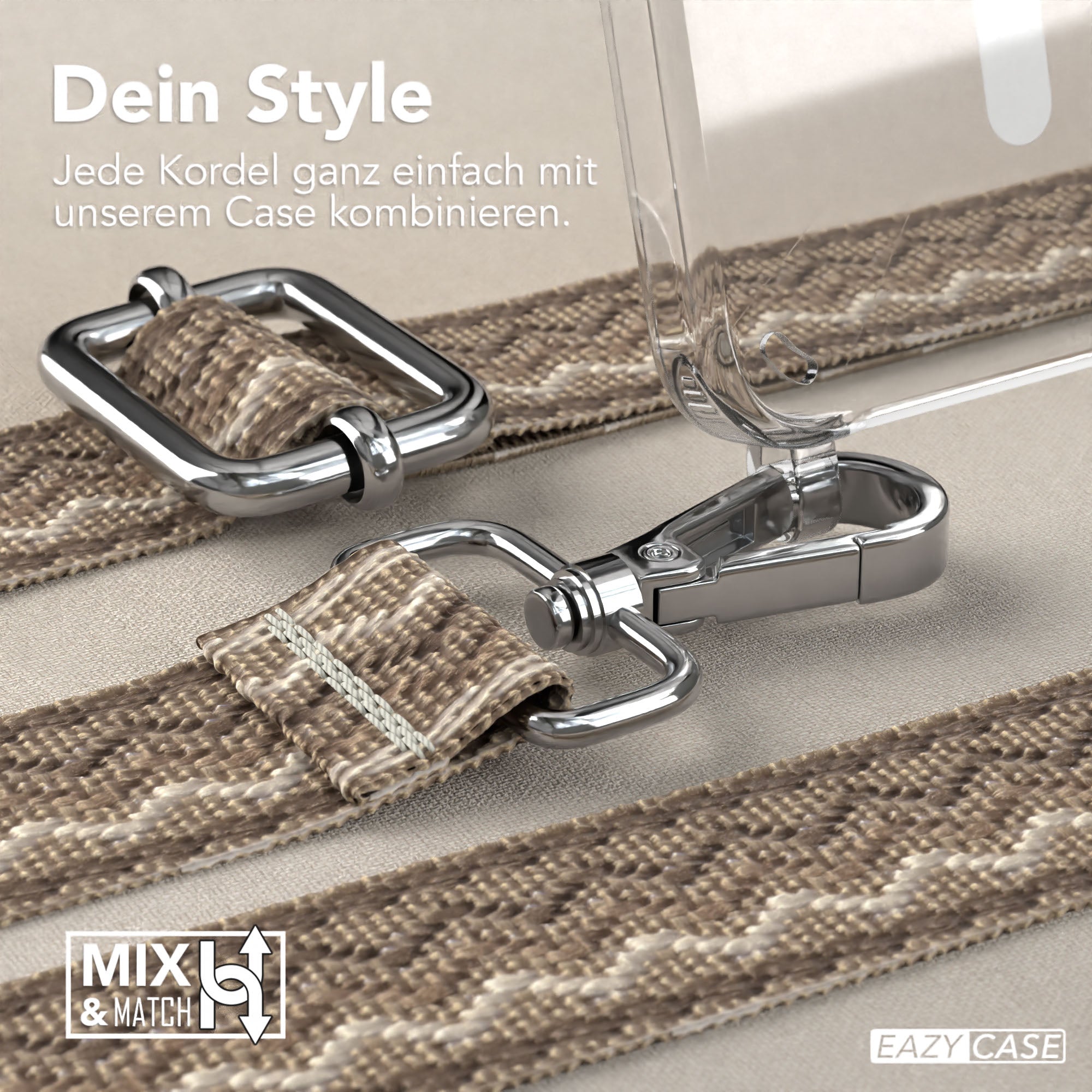Samsung Galaxy S24 Handykette MagSafe mit verstellbarem Boho Band Set