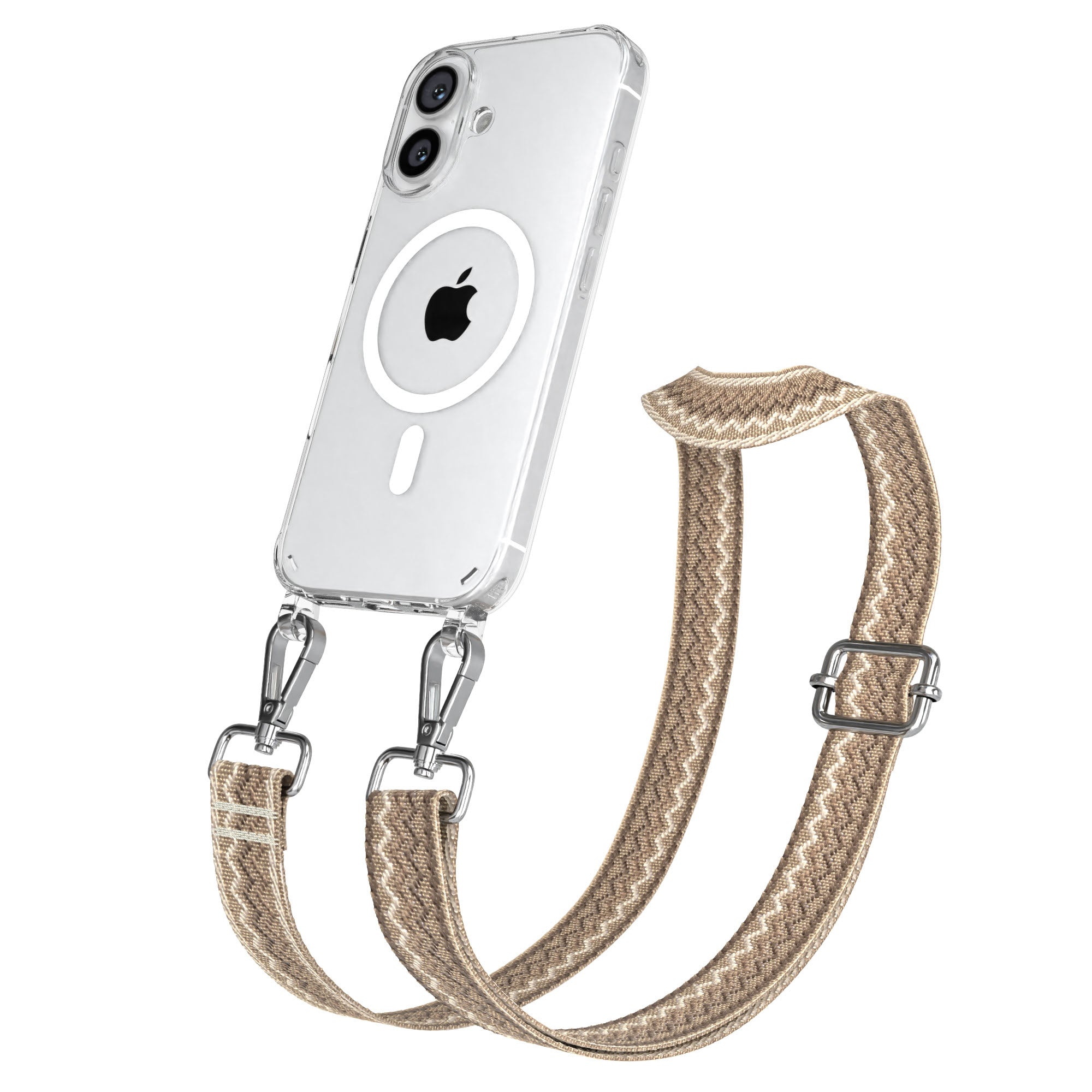 iPhone 16 MagSafe Handykette mit verstellbarem Boho Trageriemen von EAZY CASE