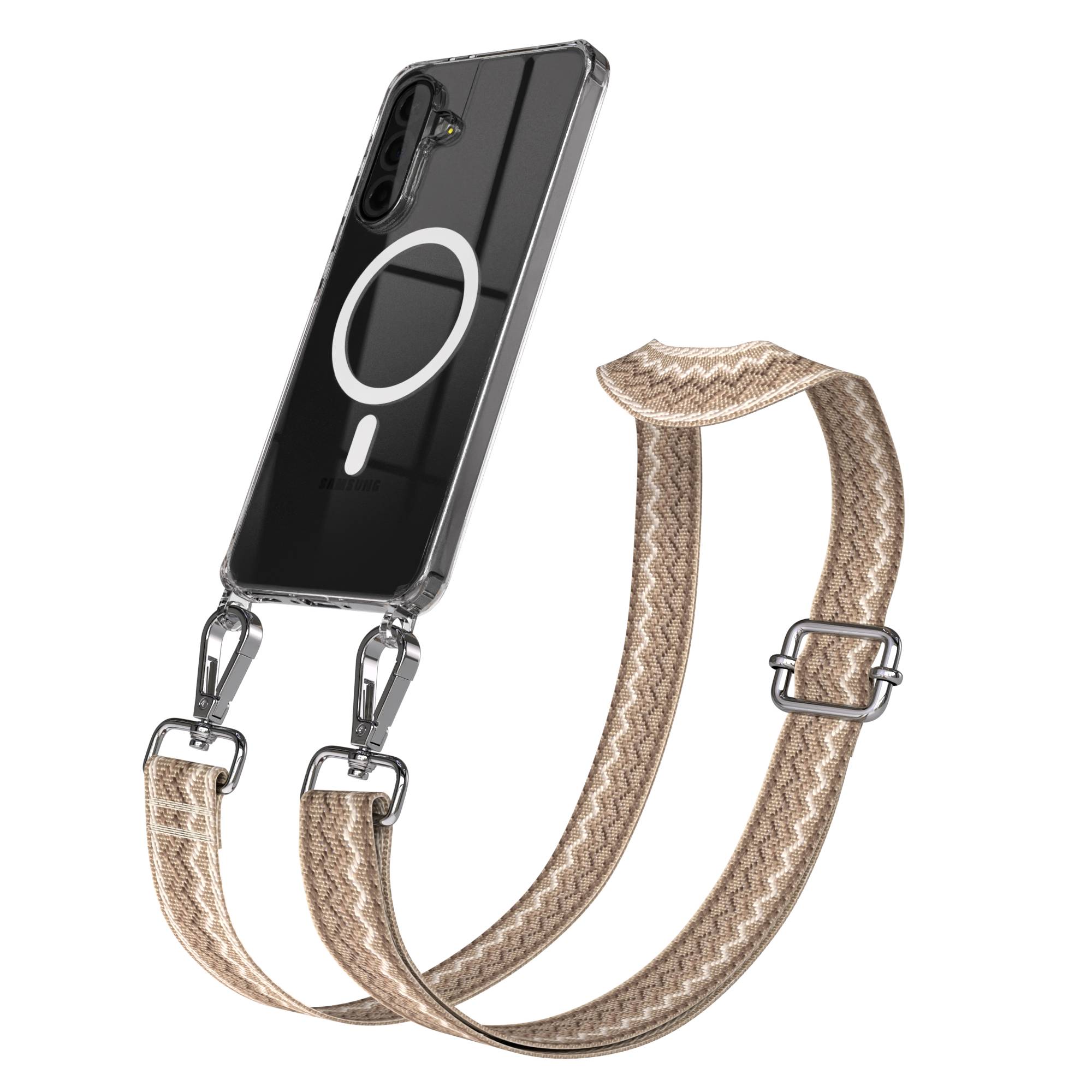 Samsung Galaxy A36 Handykette MagSafe mit Boho Band verstellbarer Trageriemen