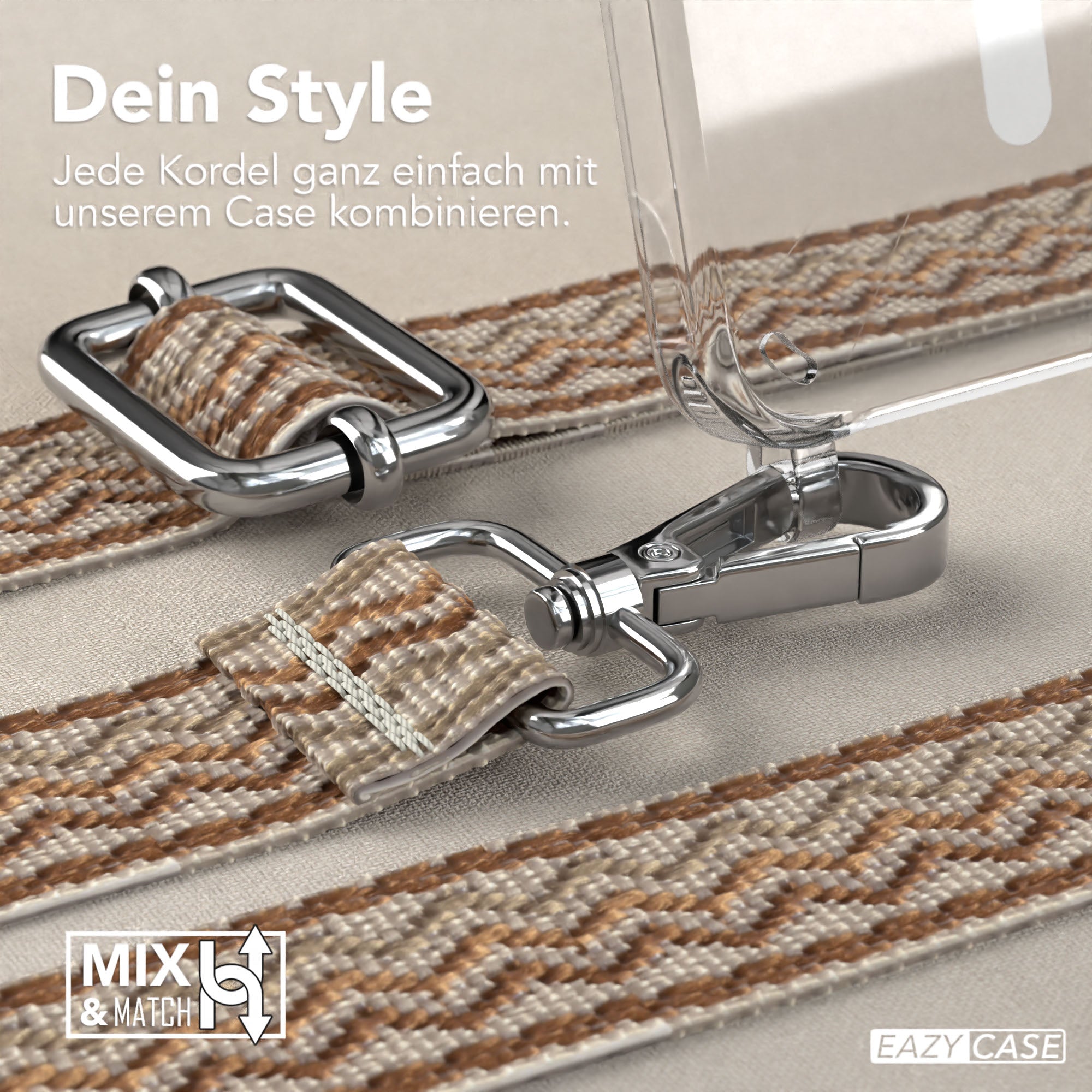 Samsung Galaxy S24 Handykette MagSafe mit verstellbarem Boho Band Set