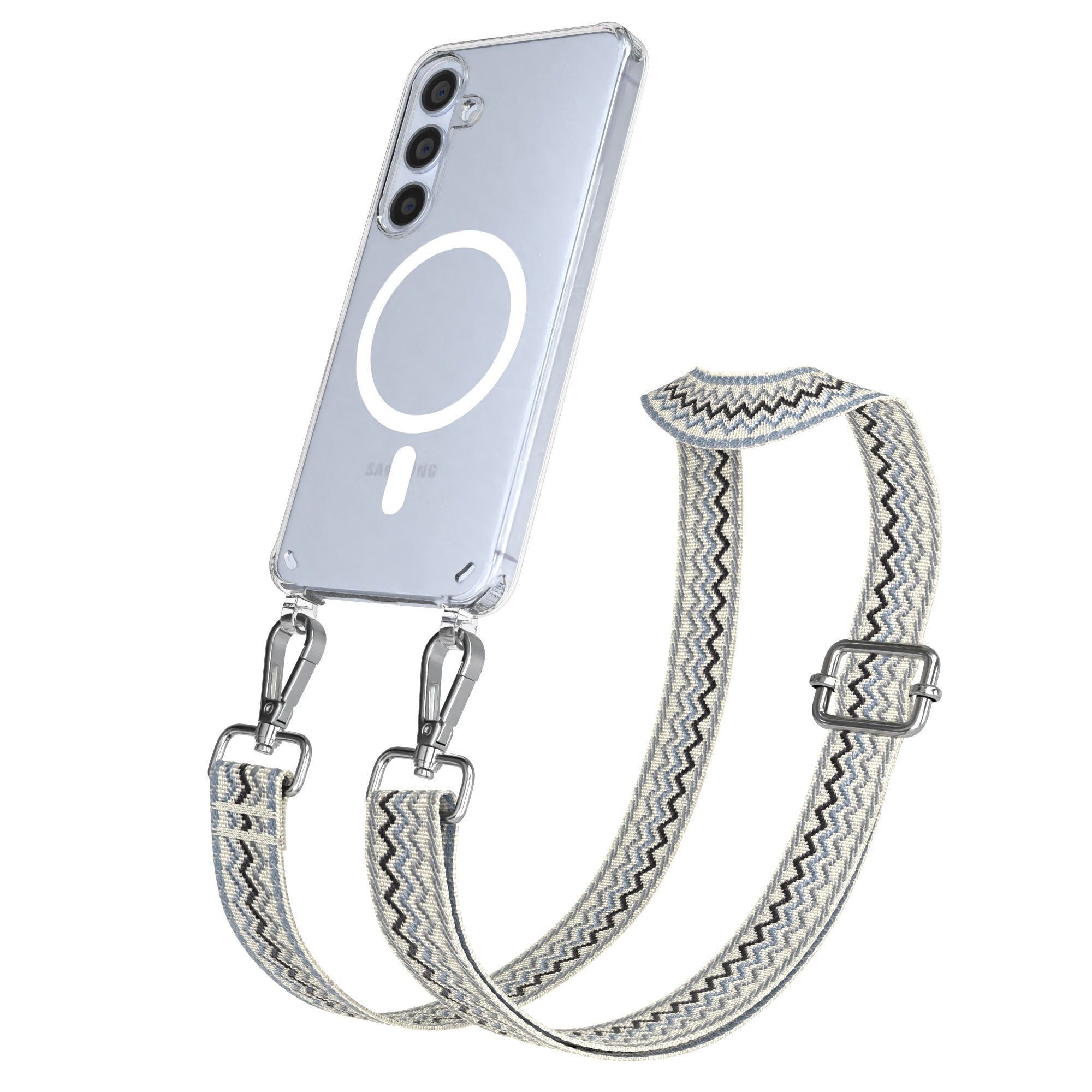 Samsung Galaxy S24 Handykette MagSafe mit verstellbarem Boho Band Set