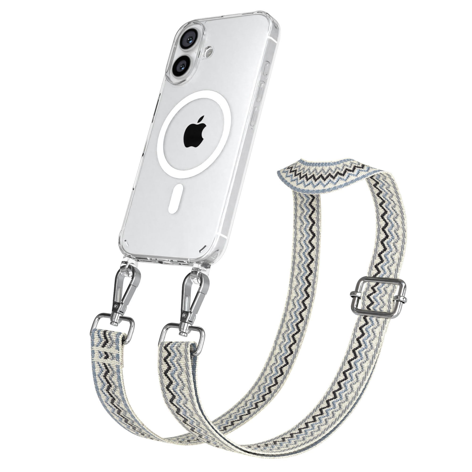 iPhone 16 MagSafe Handykette mit verstellbarem Boho Trageriemen von EAZY CASE