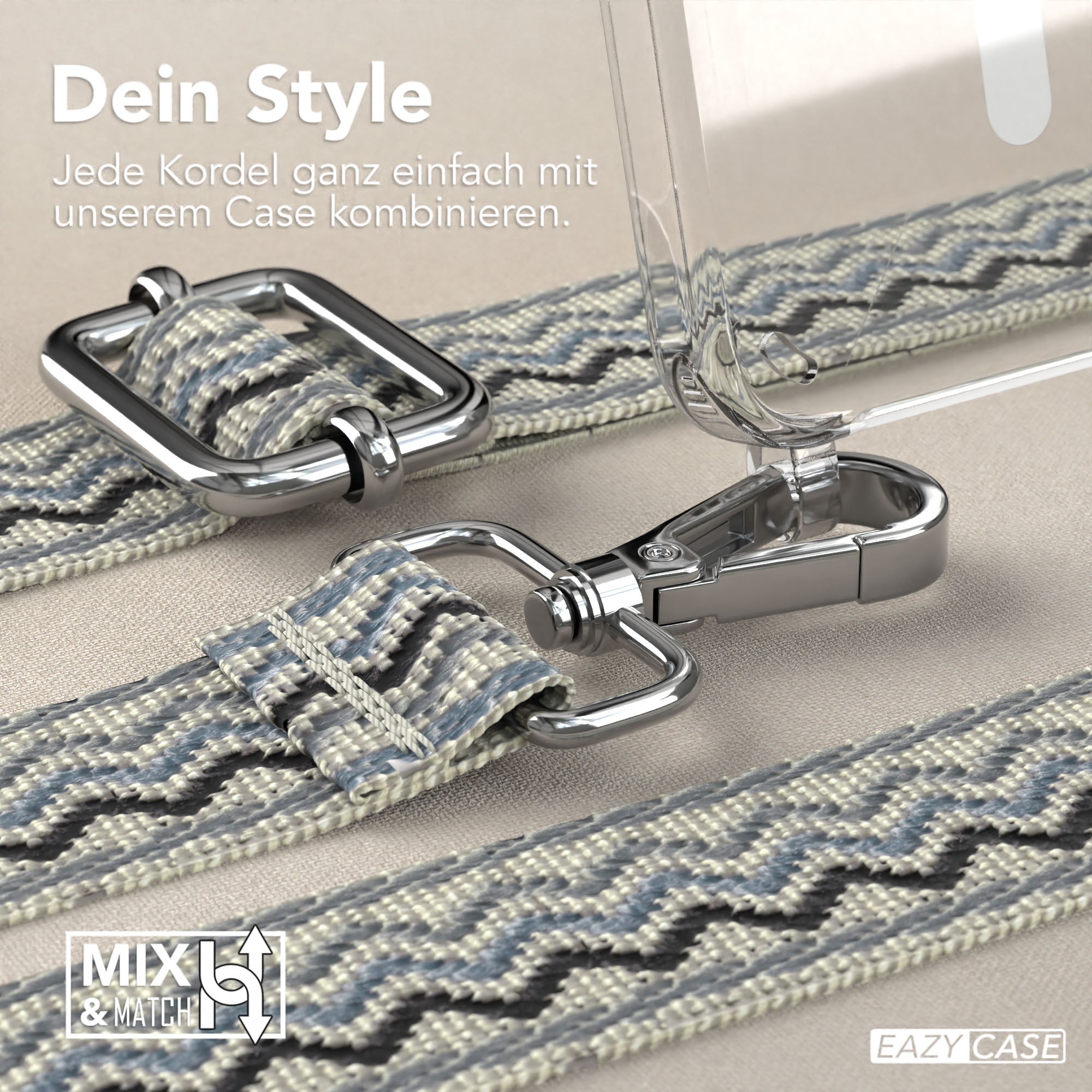 Samsung Galaxy S25 Handykette MagSafe Boho Band verstellbarer Trageriemen