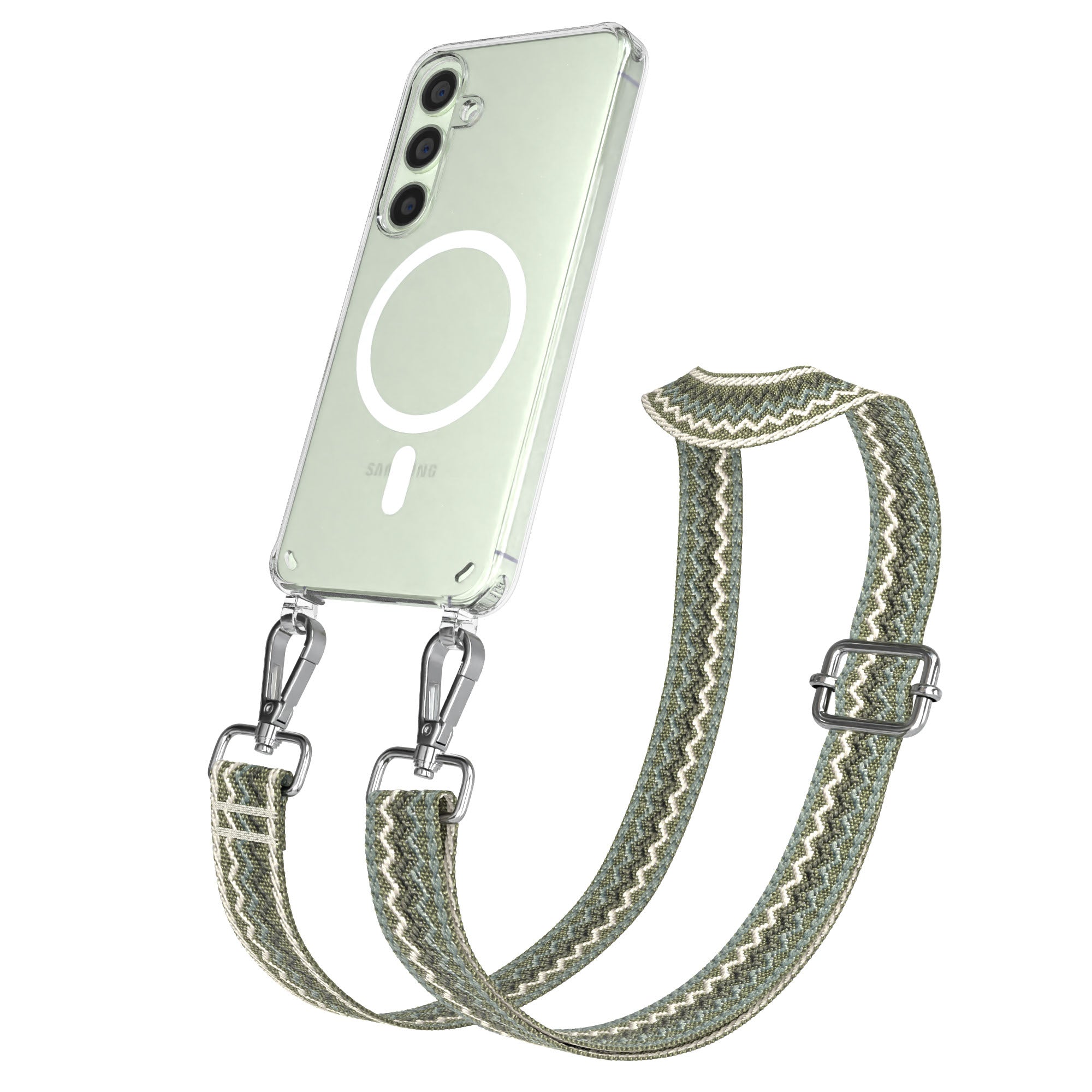 Samsung Galaxy S24 Handykette MagSafe mit verstellbarem Boho Band Set
