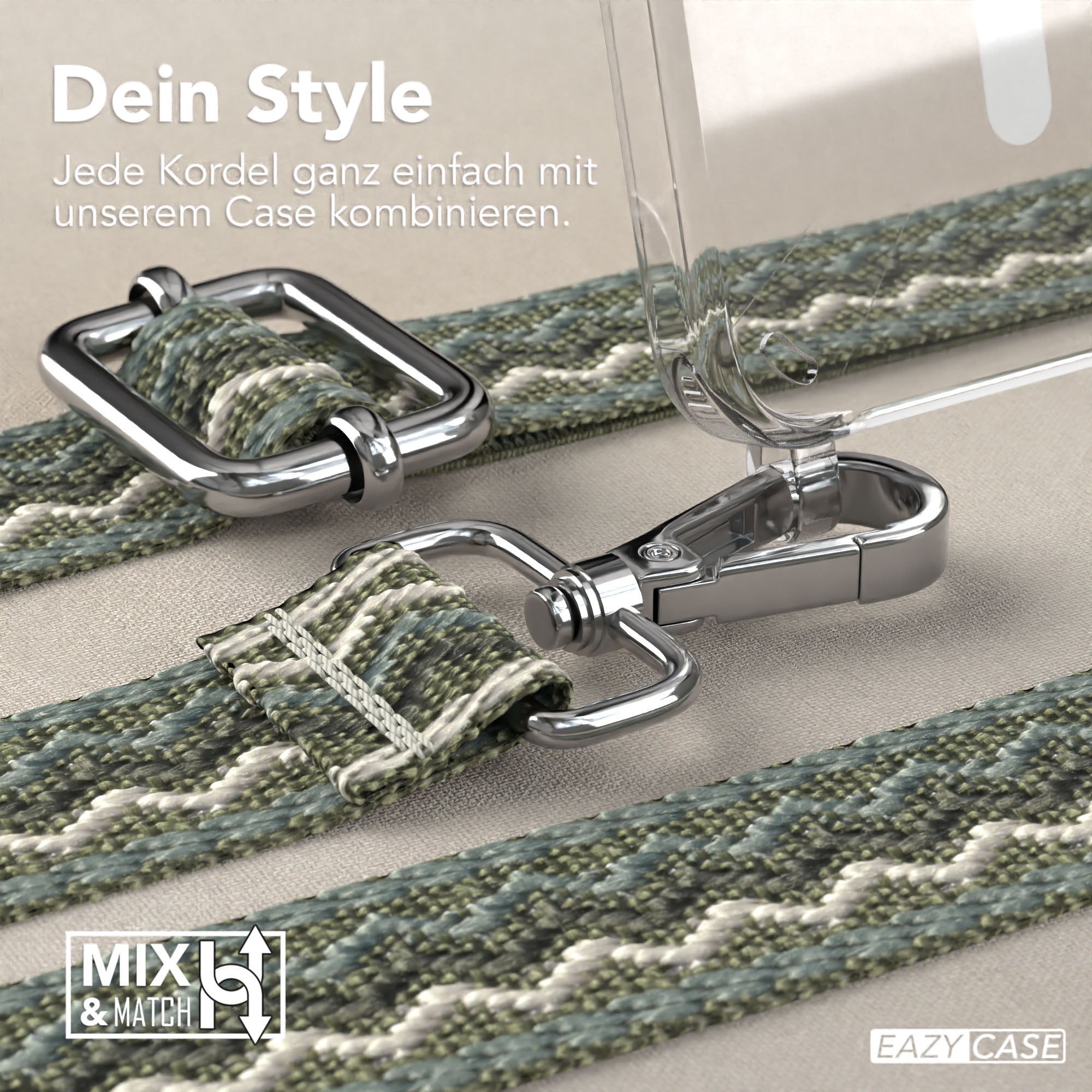 Samsung Galaxy S24 Handykette MagSafe mit verstellbarem Boho Band Set