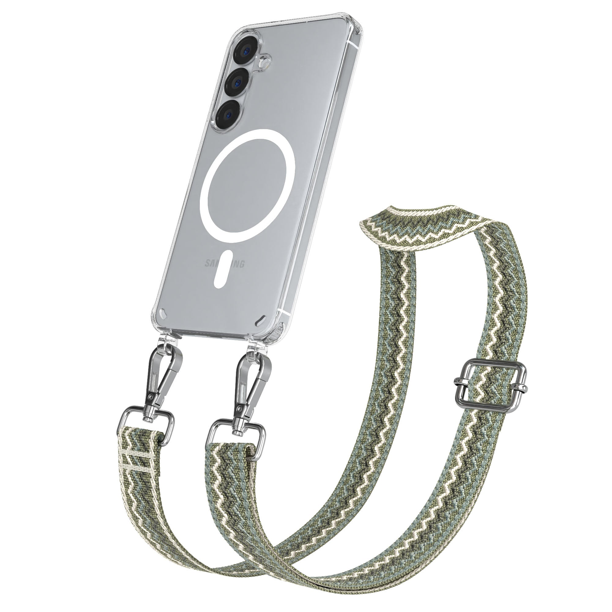 Samsung Galaxy S25 Handykette MagSafe Boho Band verstellbarer Trageriemen