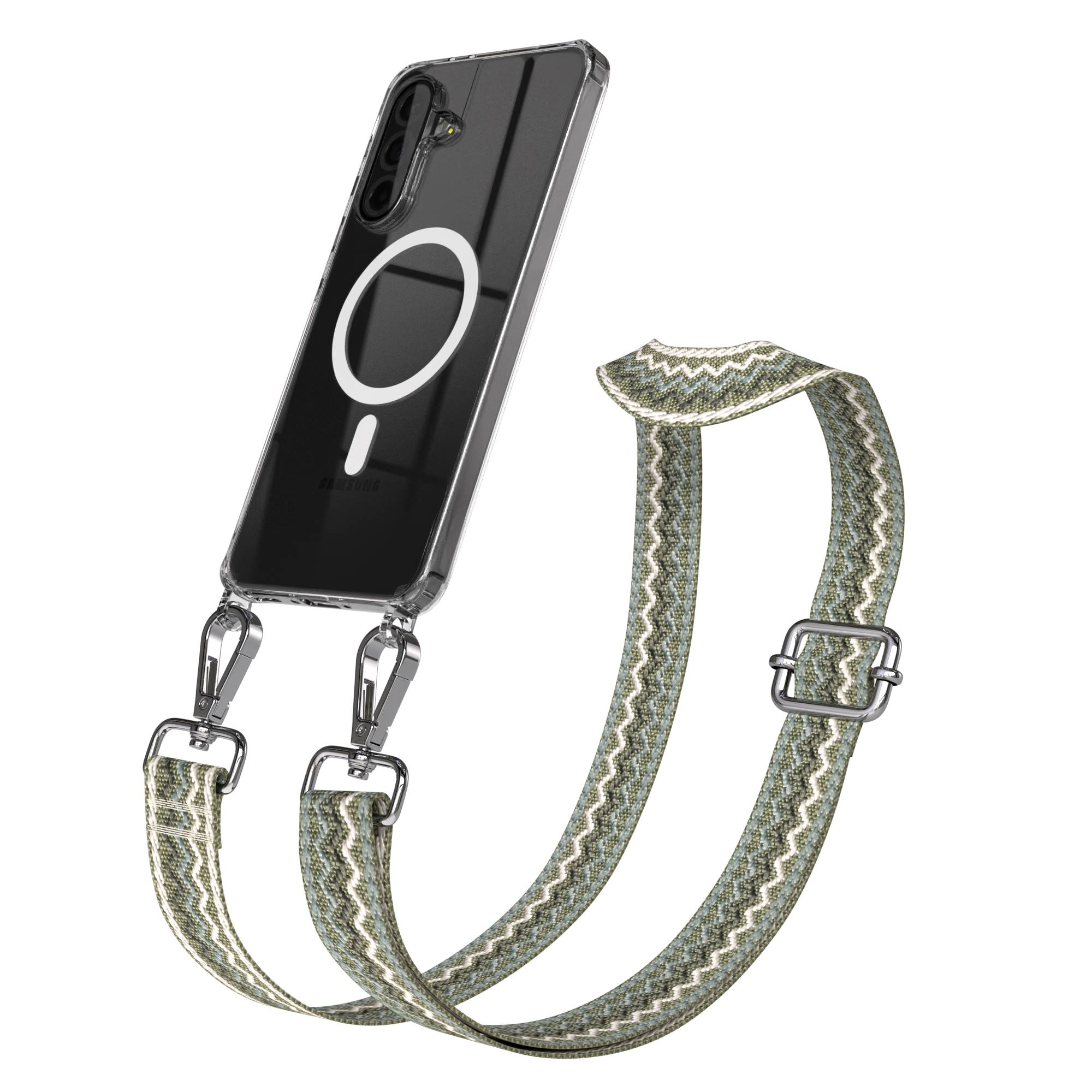 Samsung Galaxy A36 Handykette MagSafe mit Boho Band verstellbarer Trageriemen