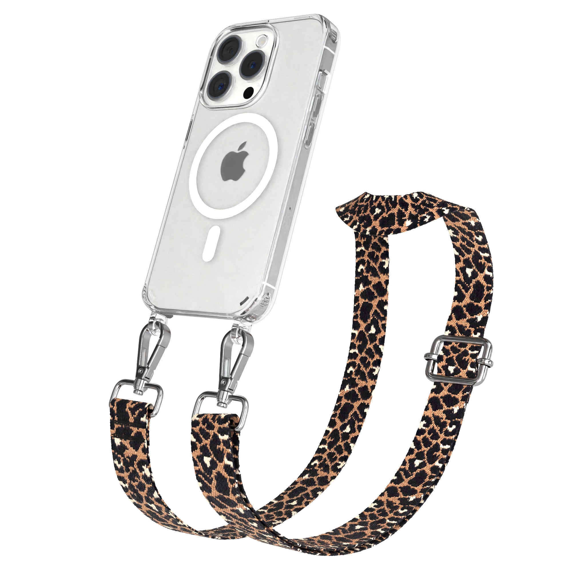 Apple iPhone 15 Pro Handykette MagSafe mit Boho Band EAZY CASE Neck Strap