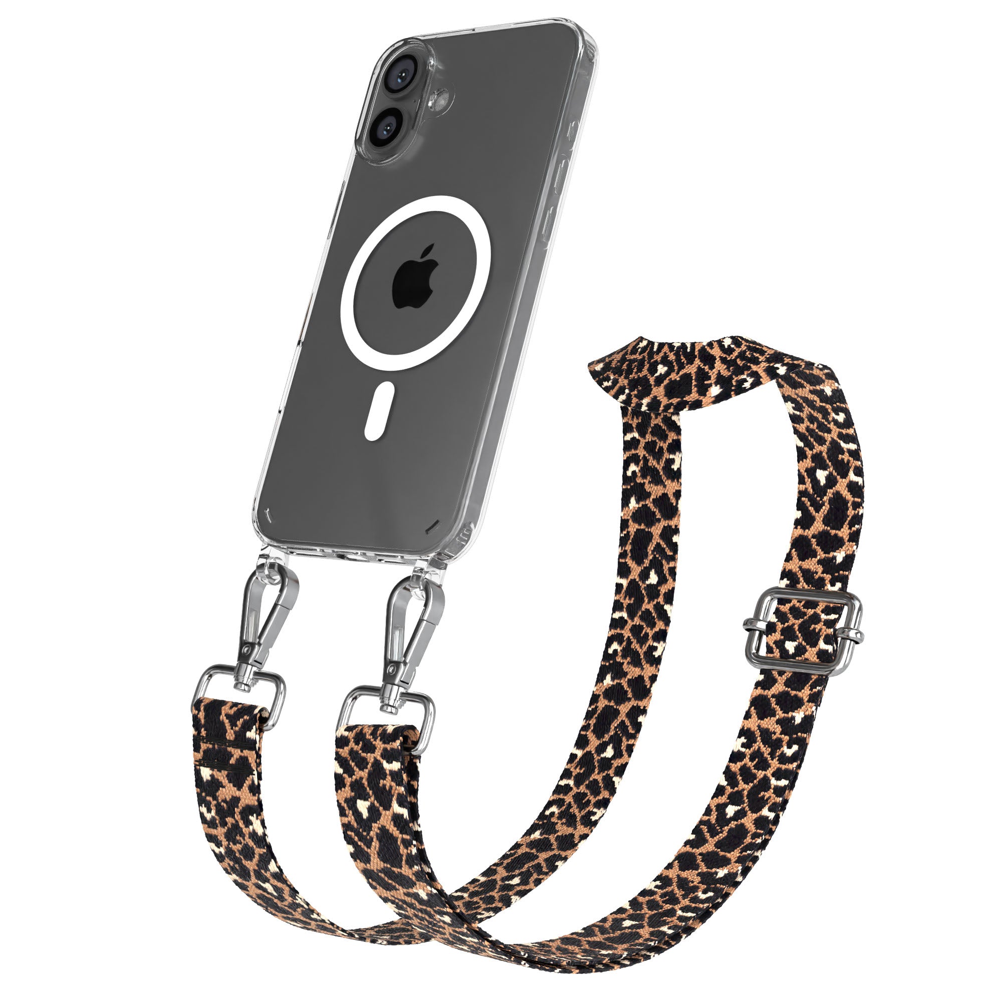 iPhone 16 Plus MagSafe Handykette mit Boho Band Set EAZY CASE
