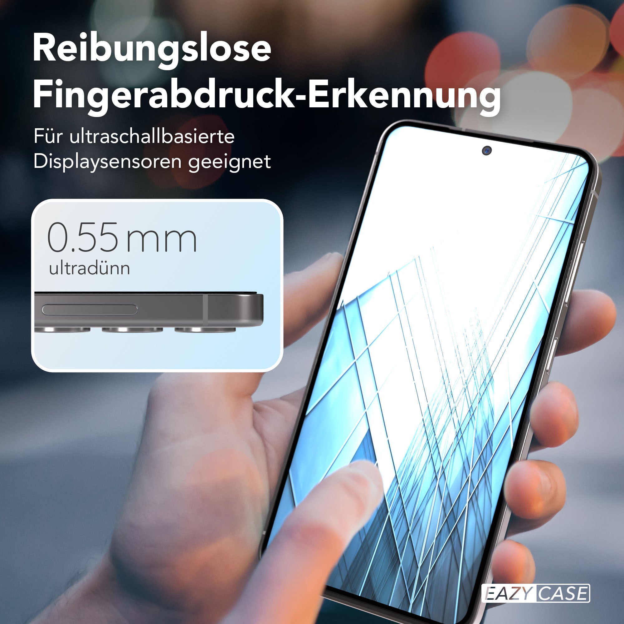 Galaxy S24 2er Set Glasfolie + Installationsrahmen