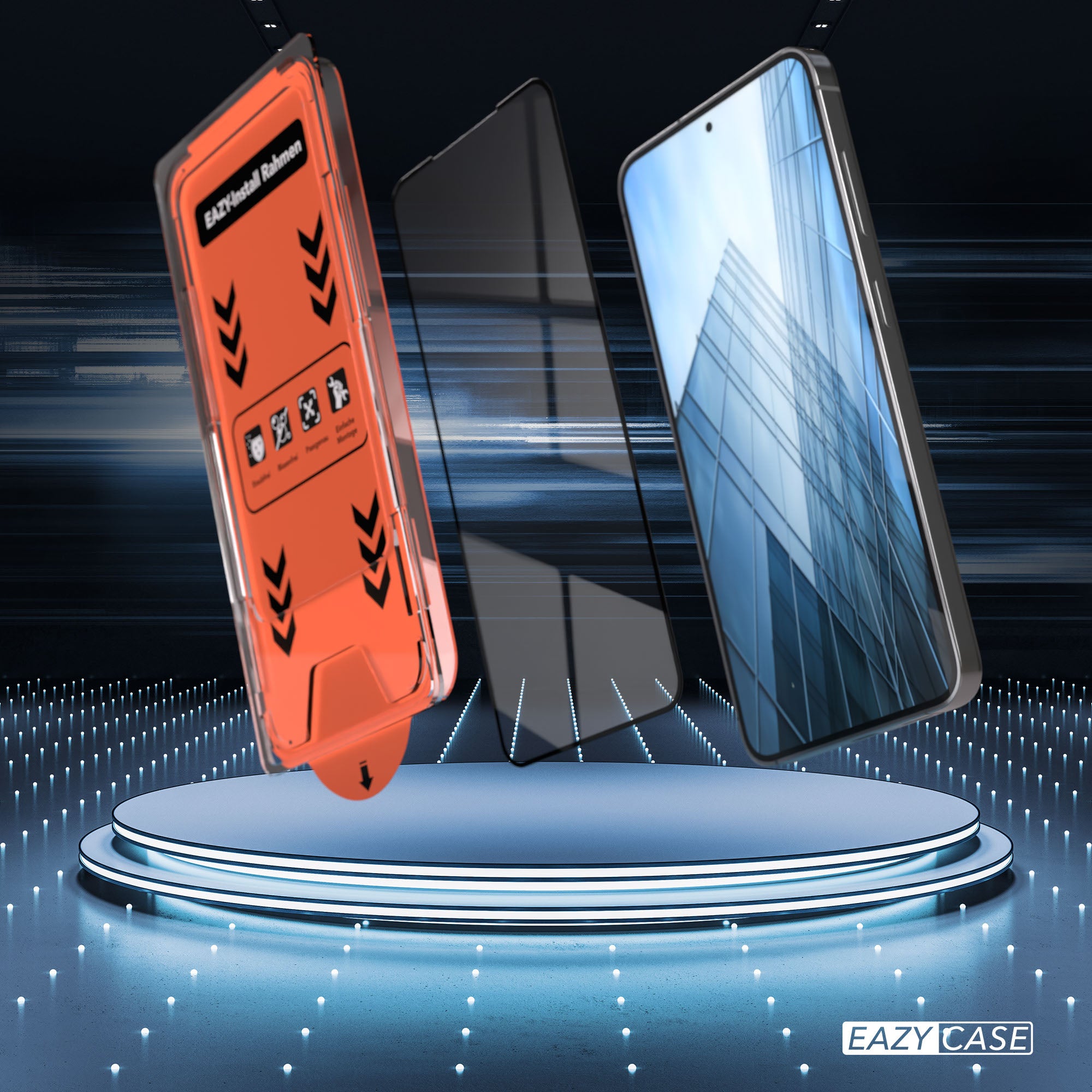 Galaxy S24 FE 2er Set Glasfolie + Installationsrahmen