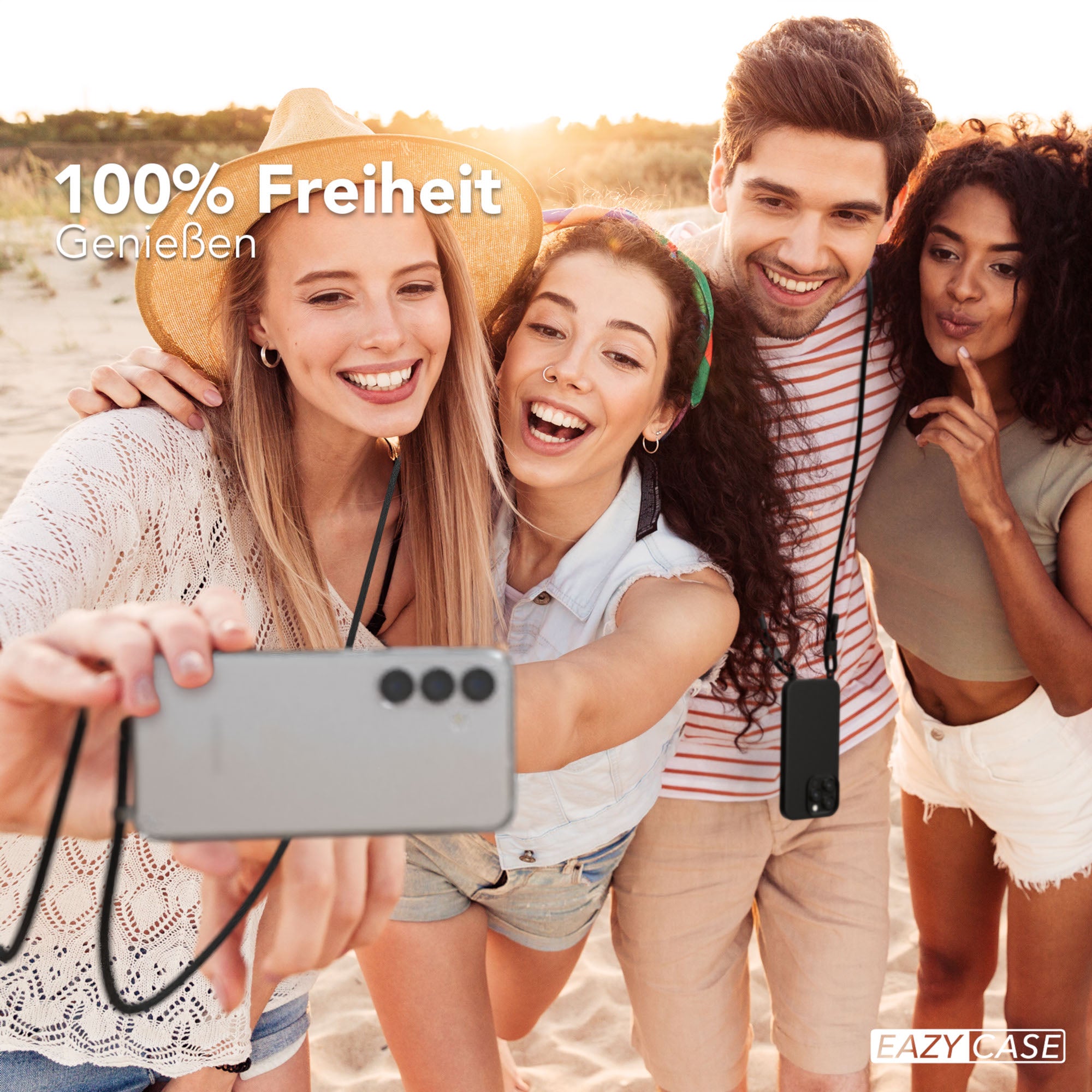 Galaxy S25 Hülle + Uni Kordel