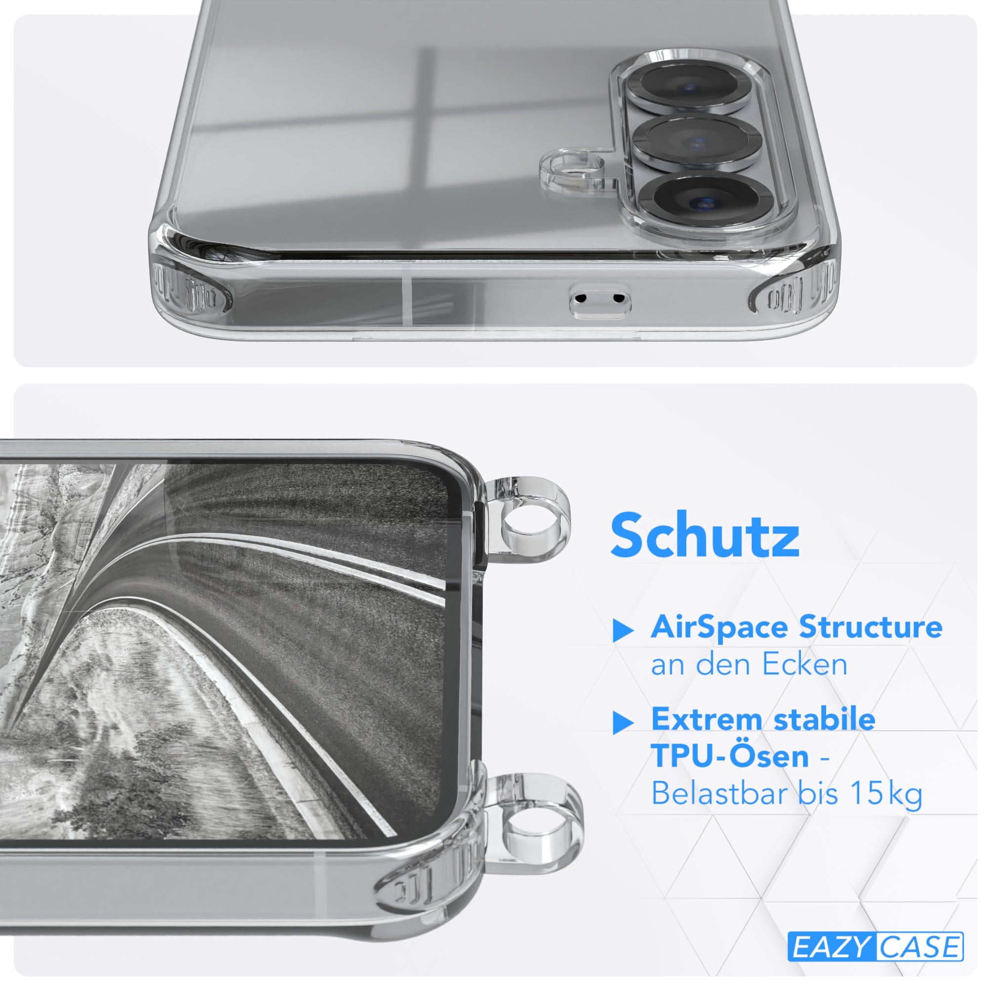 Galaxy S25 Hülle + Uni Kordel