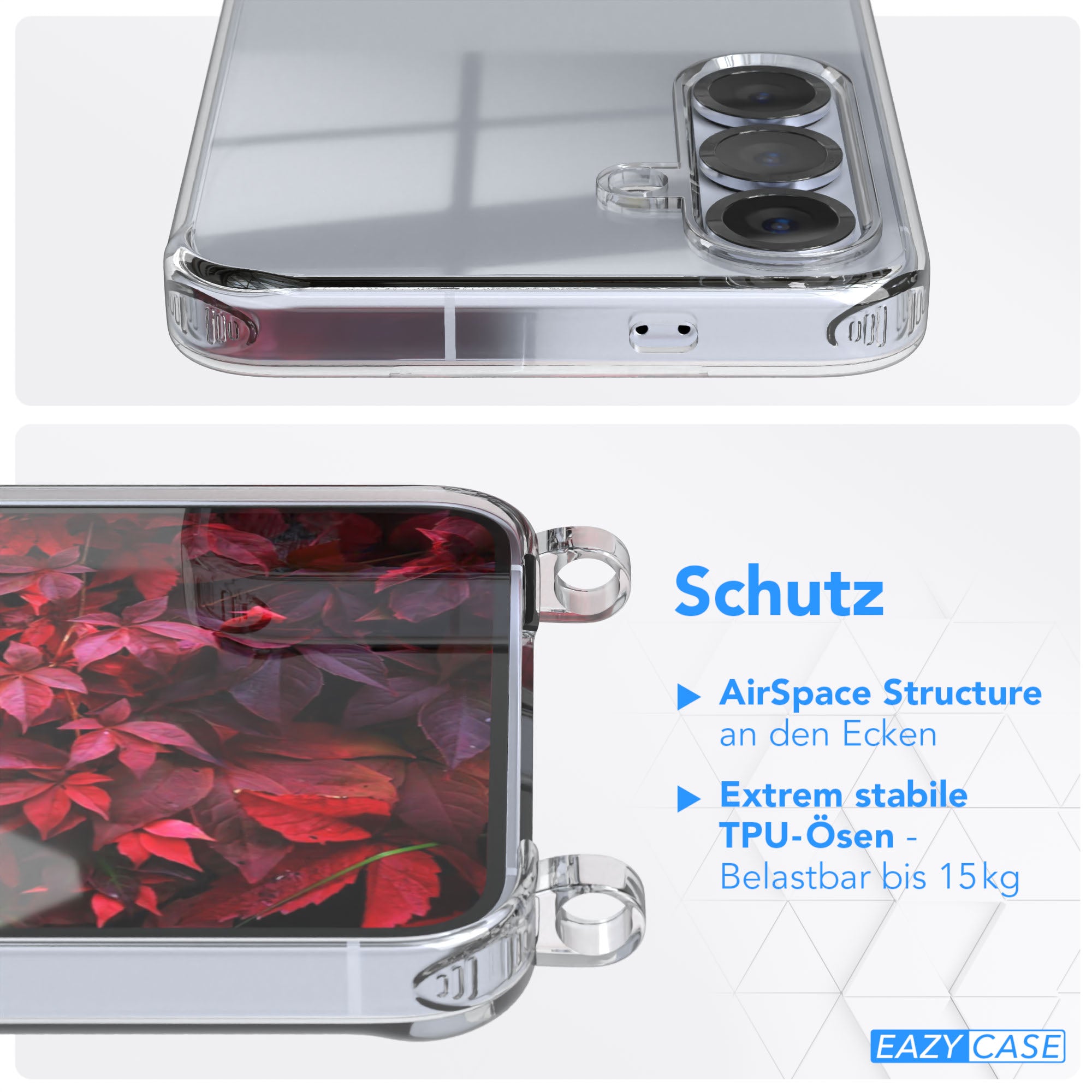 Galaxy S25 Hülle + Uni Kordel