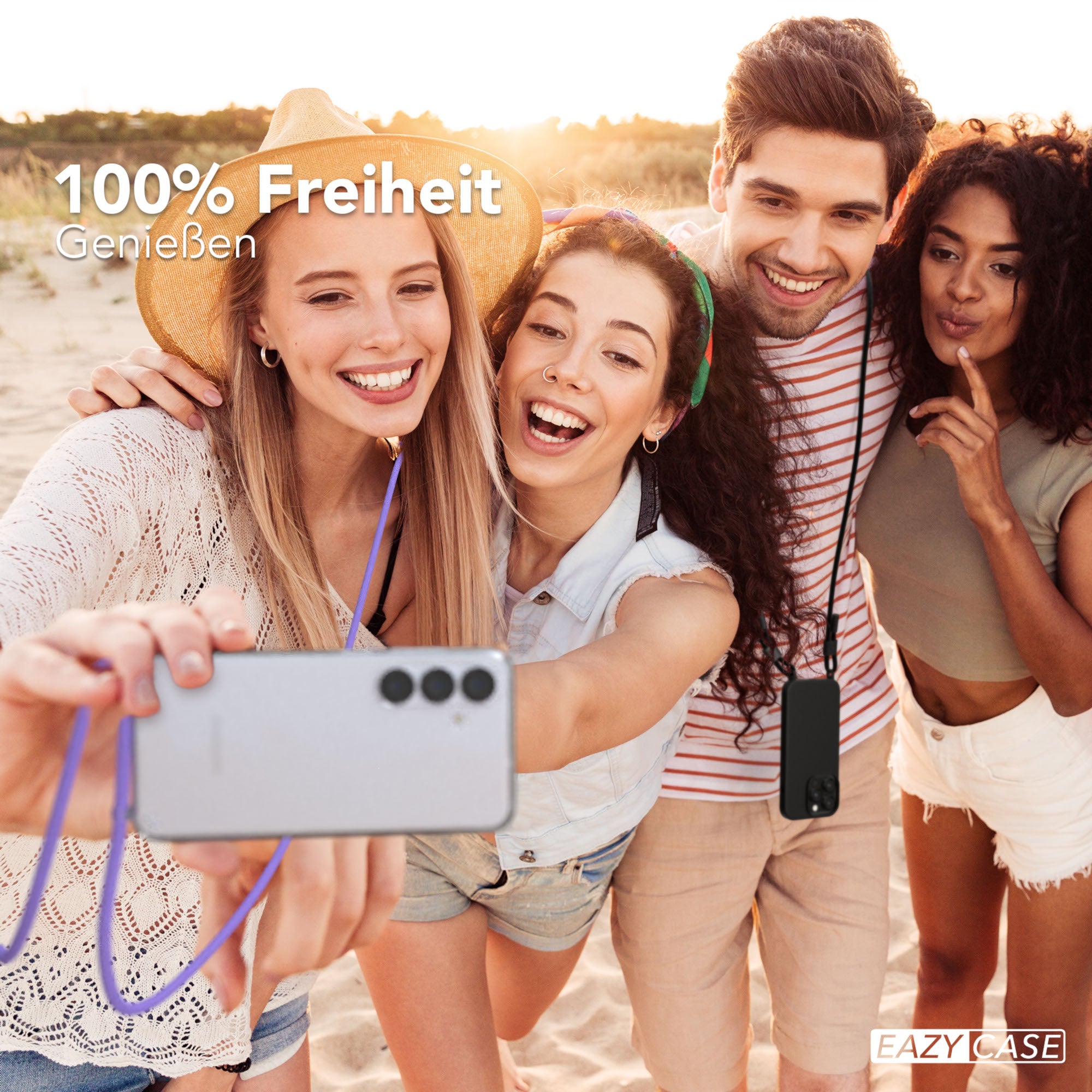 Galaxy S25 Hülle + Uni Kordel