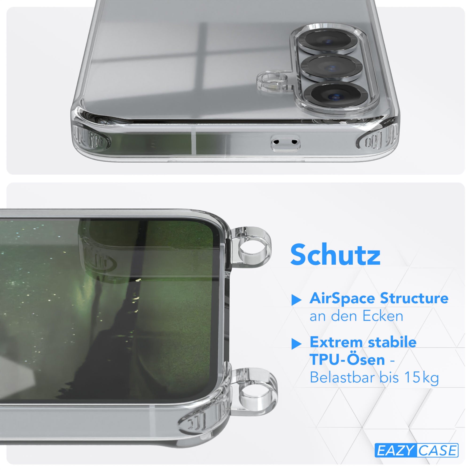 Galaxy S25 Hülle + Uni Kordel