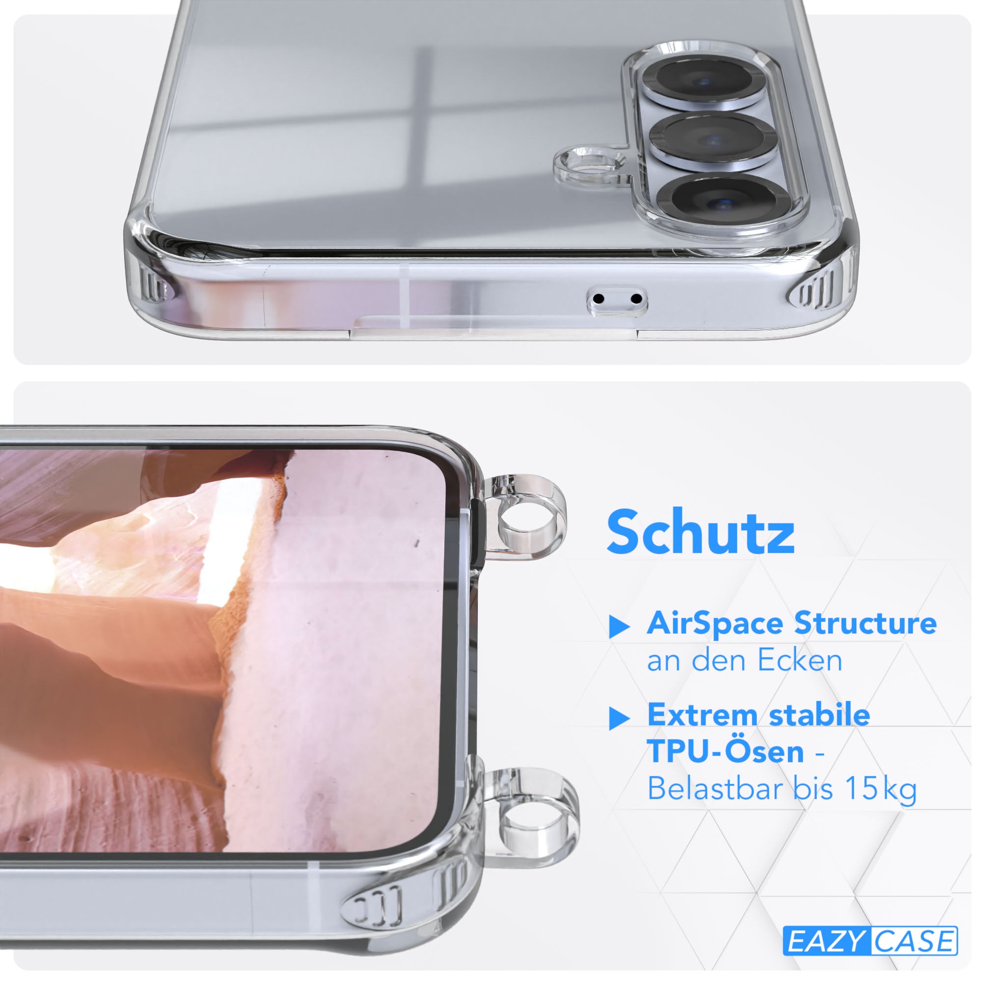 Galaxy S25 Plus Hülle + Uni Kordel