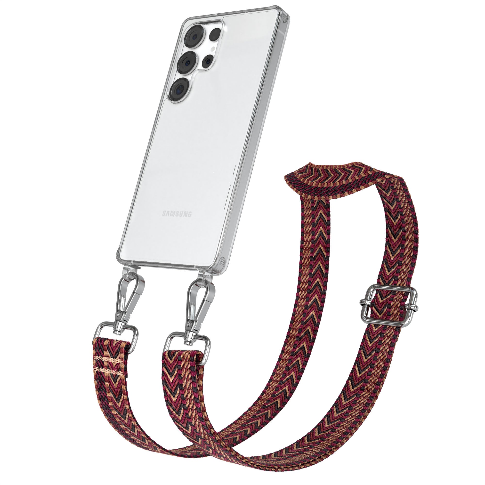 Samsung Galaxy S25 Ultra Handykette mit Boho Band zum Umhängen