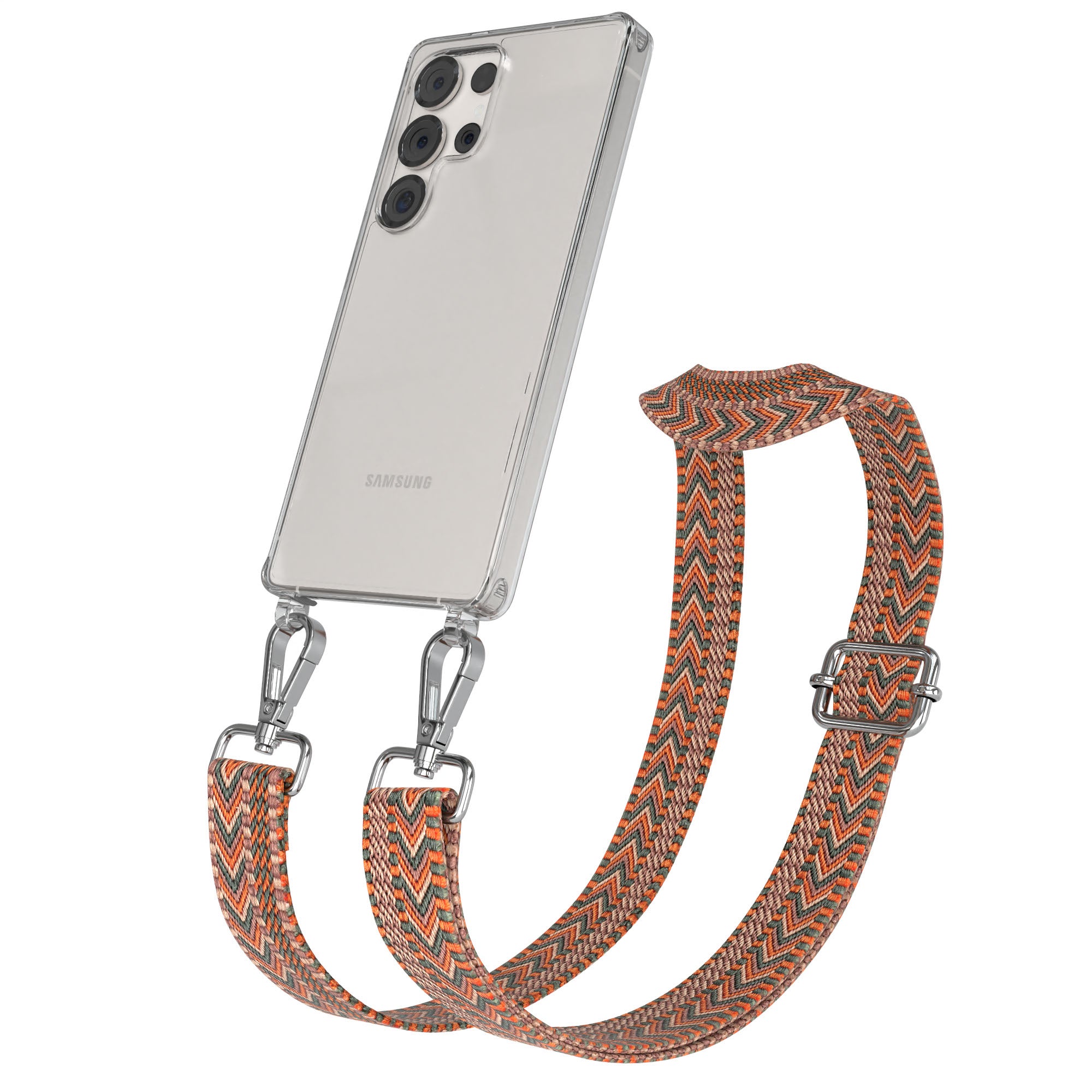 Samsung Galaxy S25 Ultra Handykette mit Boho Band zum Umhängen