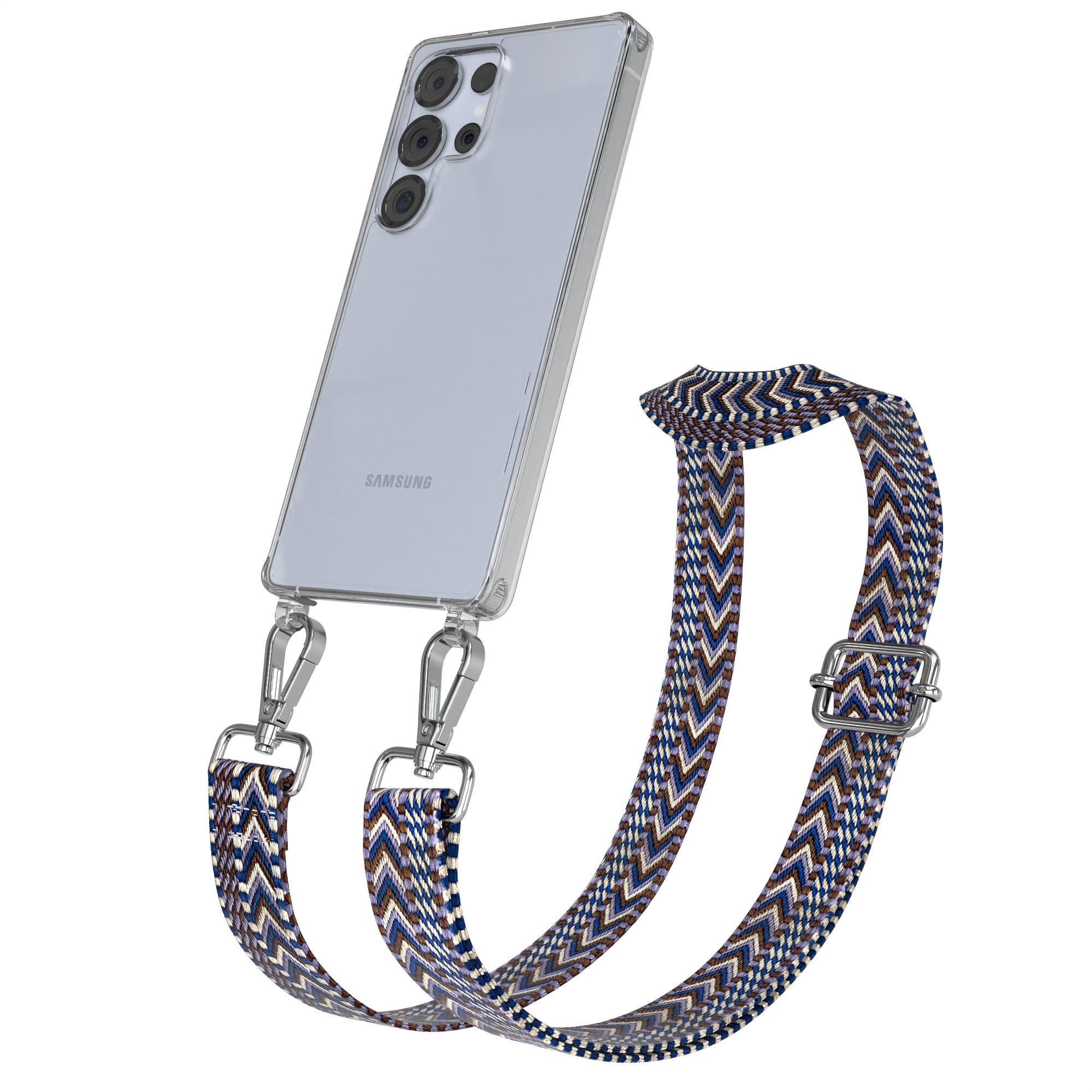 Samsung Galaxy S25 Ultra Handykette mit Boho Band zum Umhängen