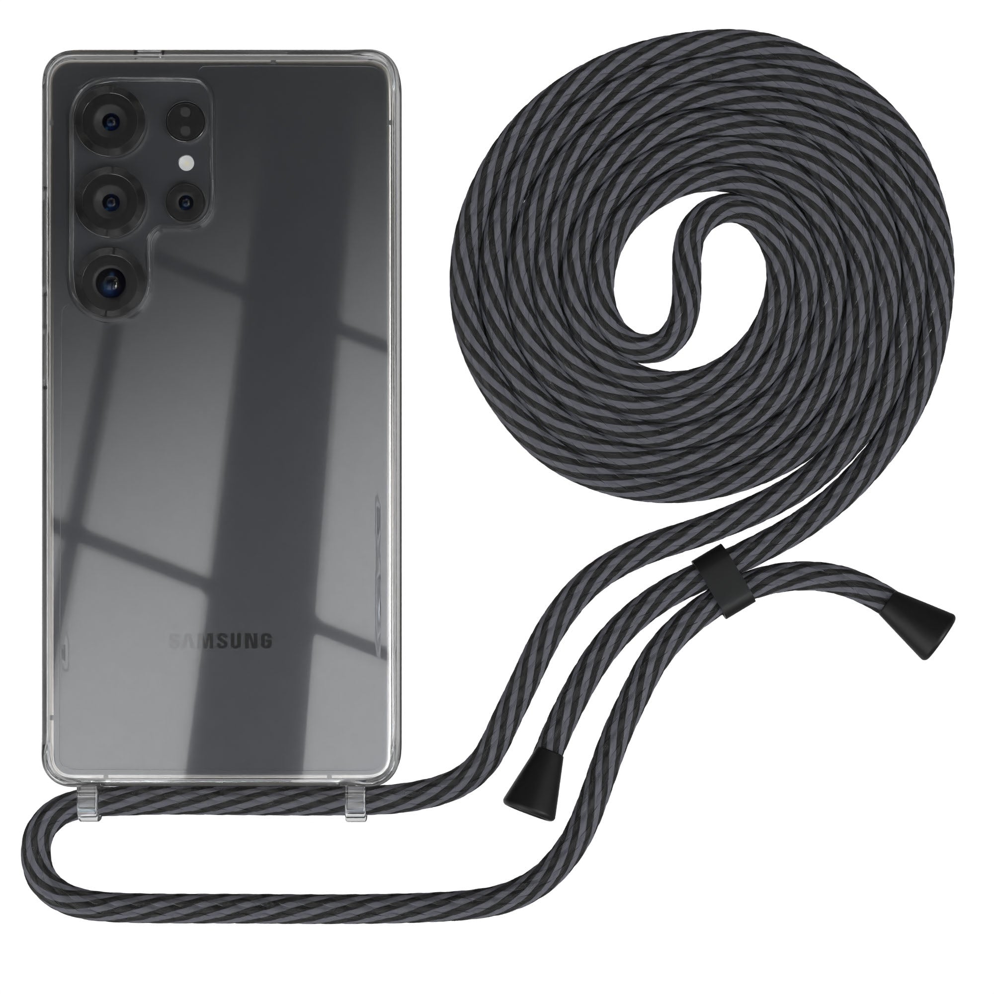 Galaxy S25 Ultra transparente Hülle + Kordel