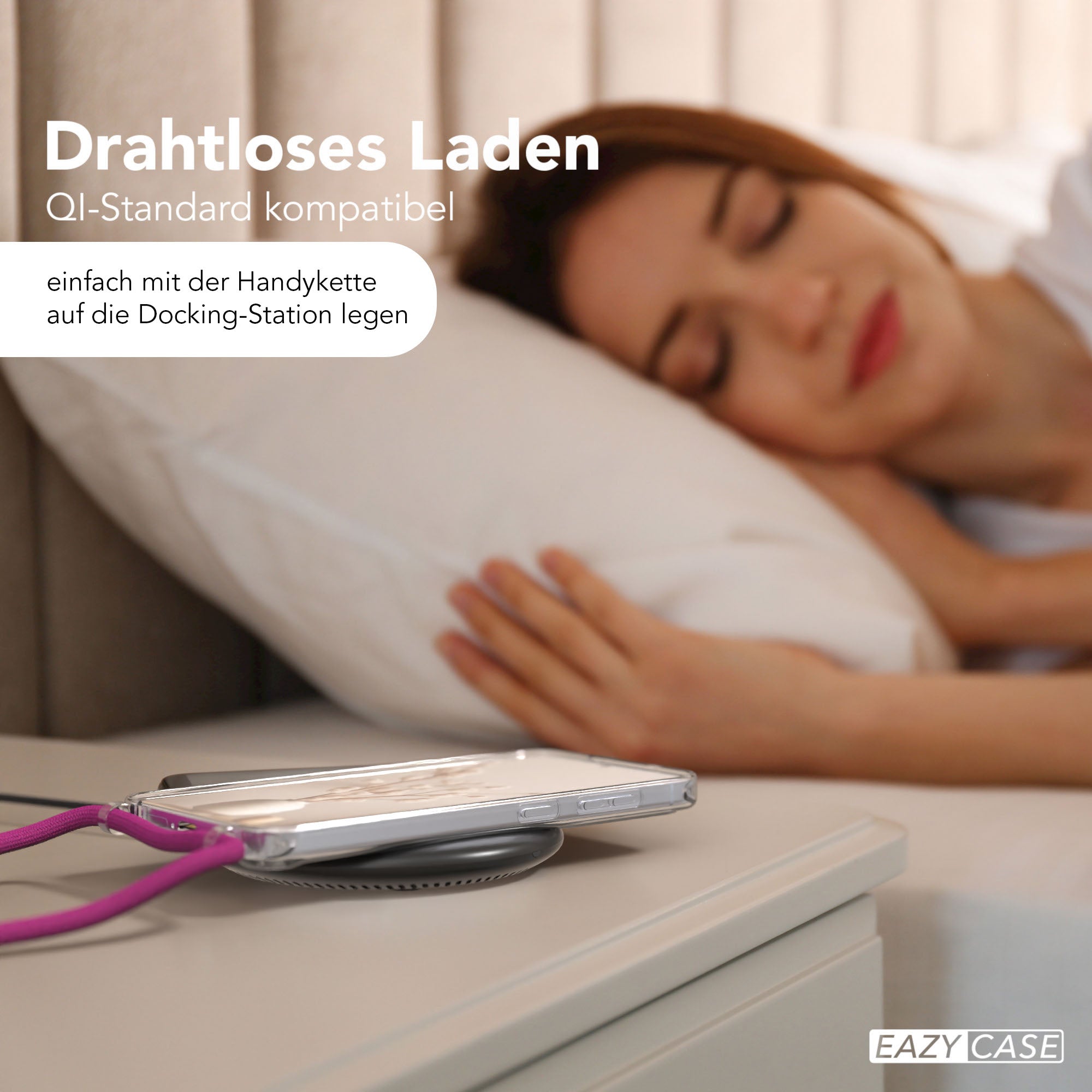 Galaxy S25 transparente Hülle + Kordel mit MagSafe