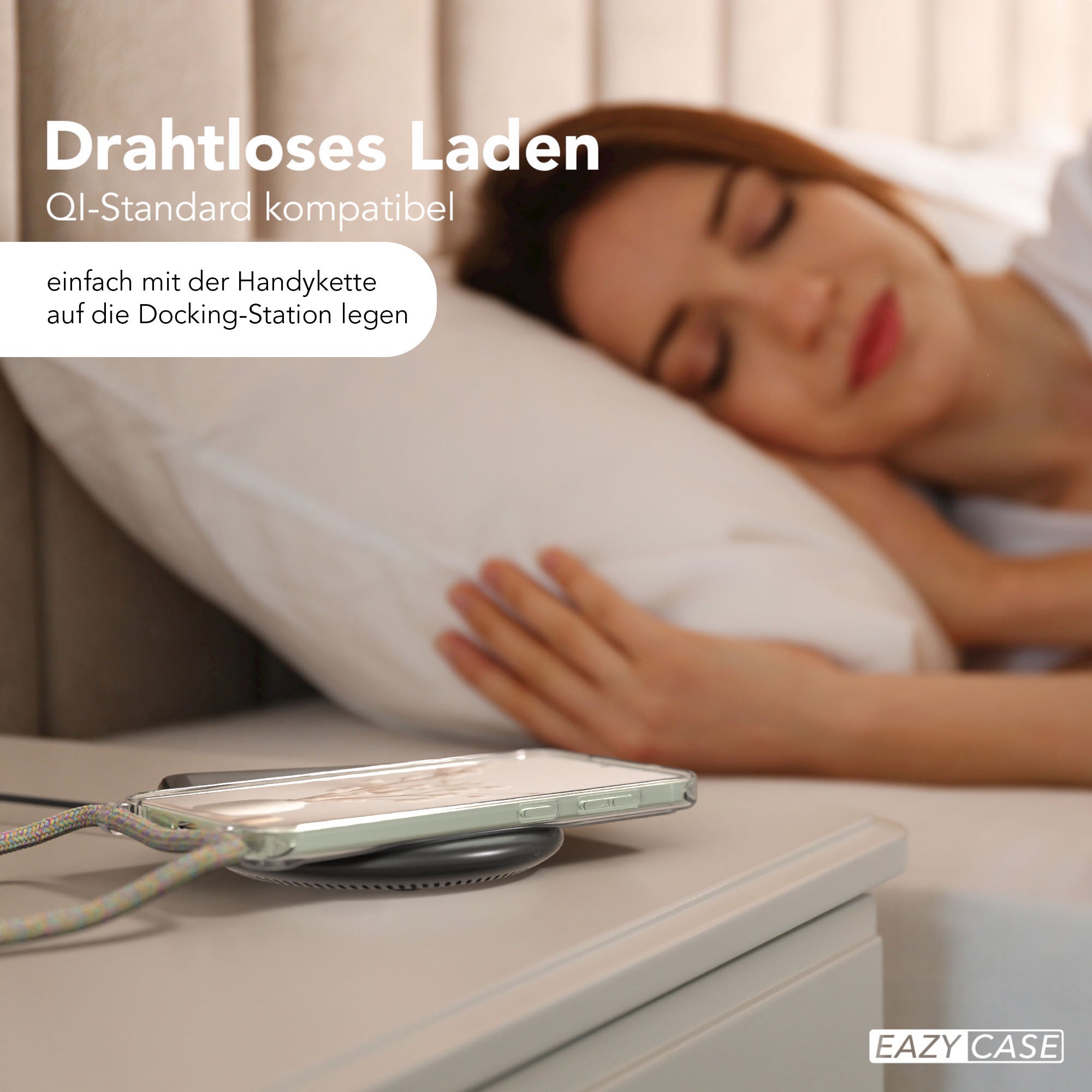 Galaxy S25 transparente Hülle + Kordel mit MagSafe