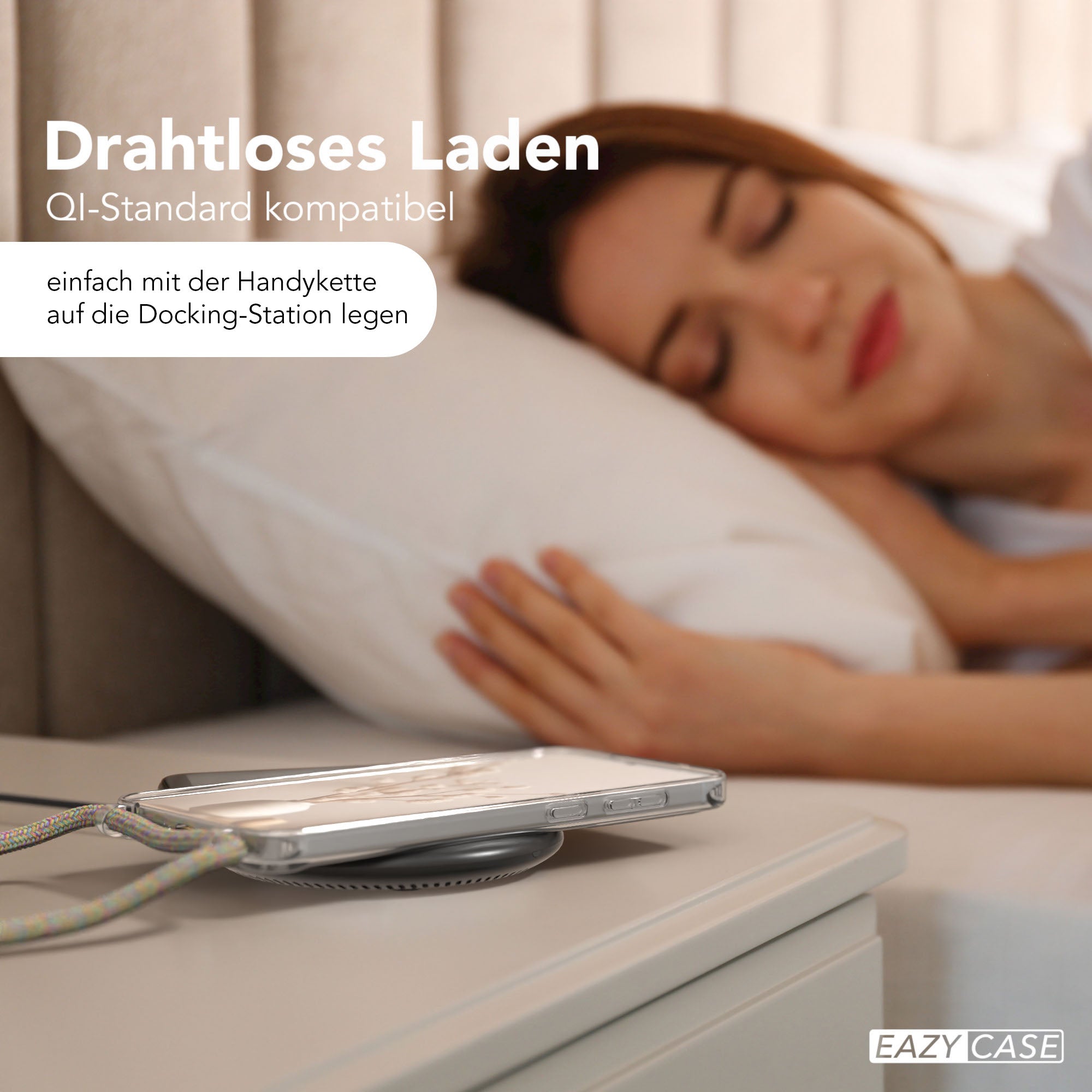 Galaxy S25 Plus transparente Hülle + Kordel mit MagSafe