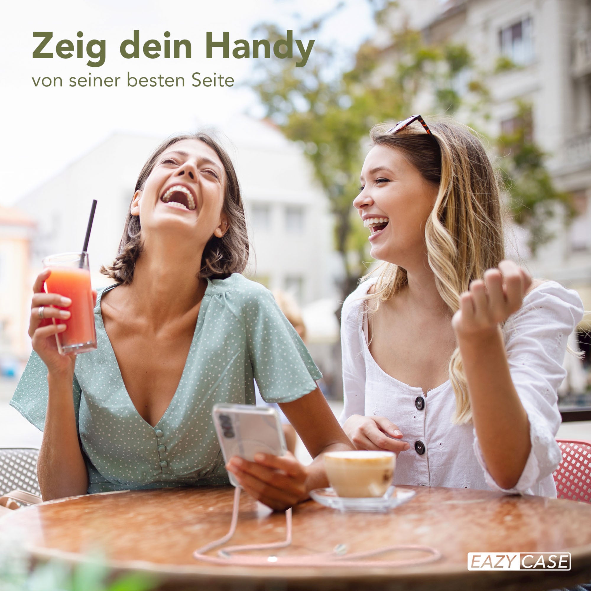 Galaxy S25 Plus transparente Hülle + Kordel mit MagSafe