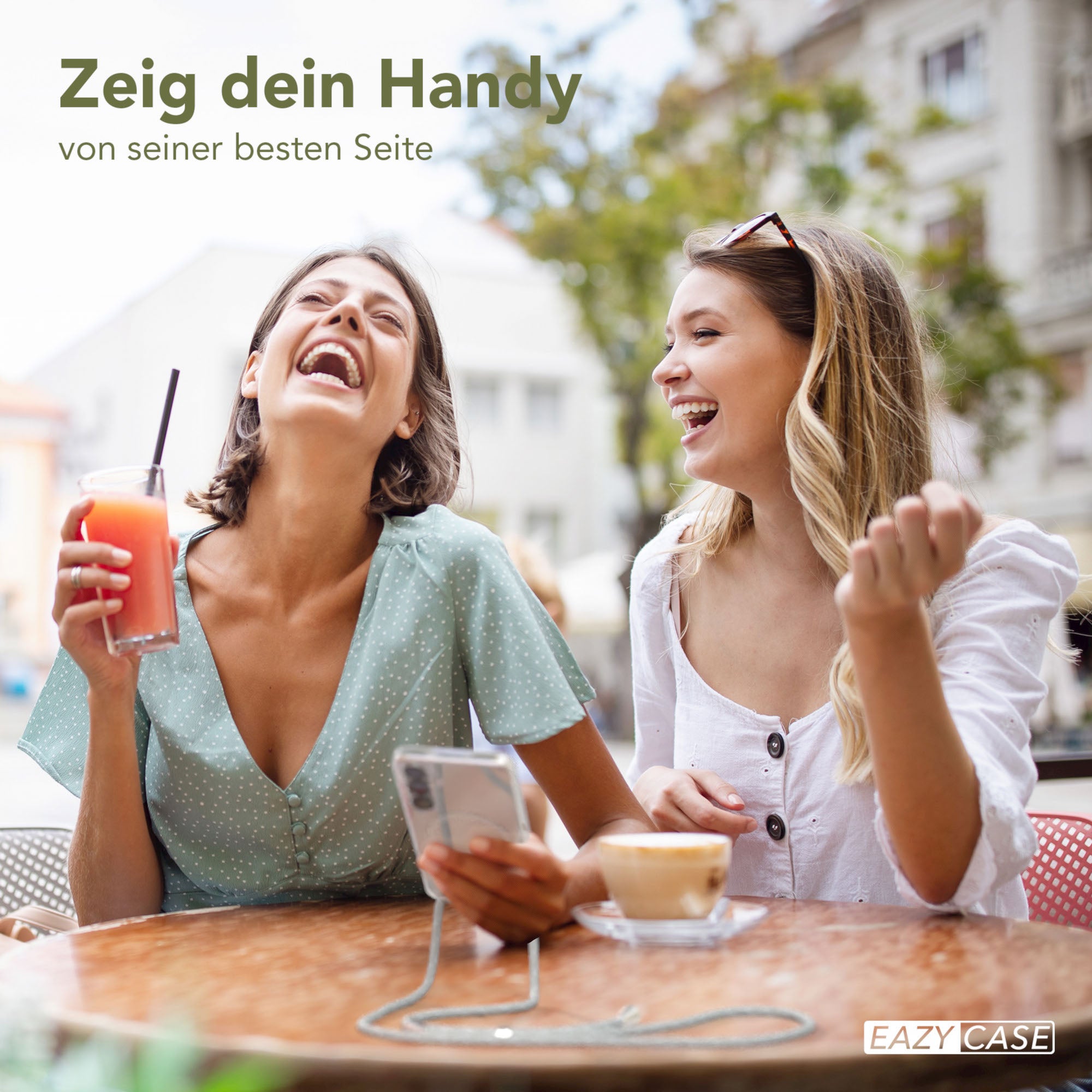 Galaxy S25 Plus transparente Hülle + Kordel mit MagSafe