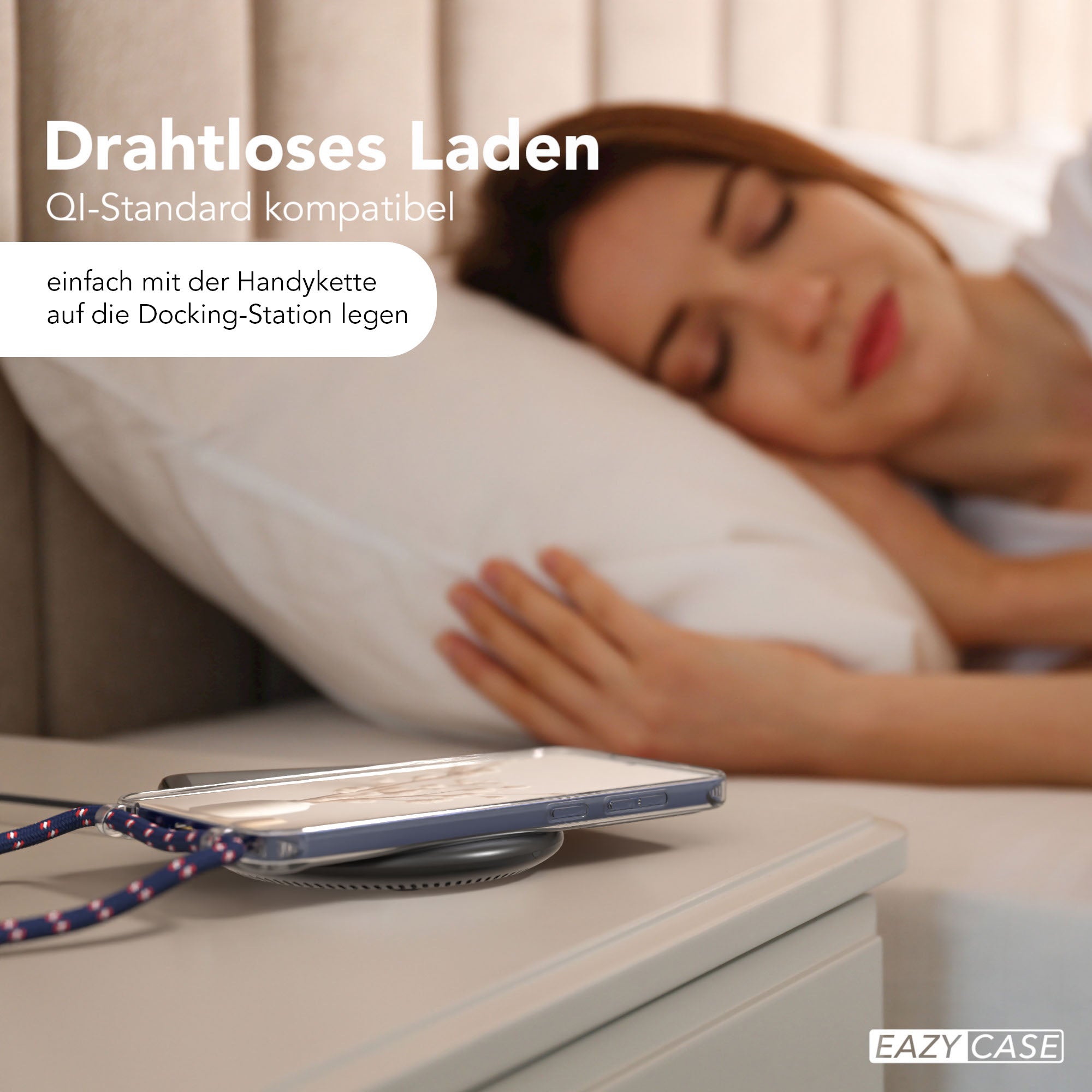 Galaxy S25 Plus transparente Hülle + Kordel mit MagSafe