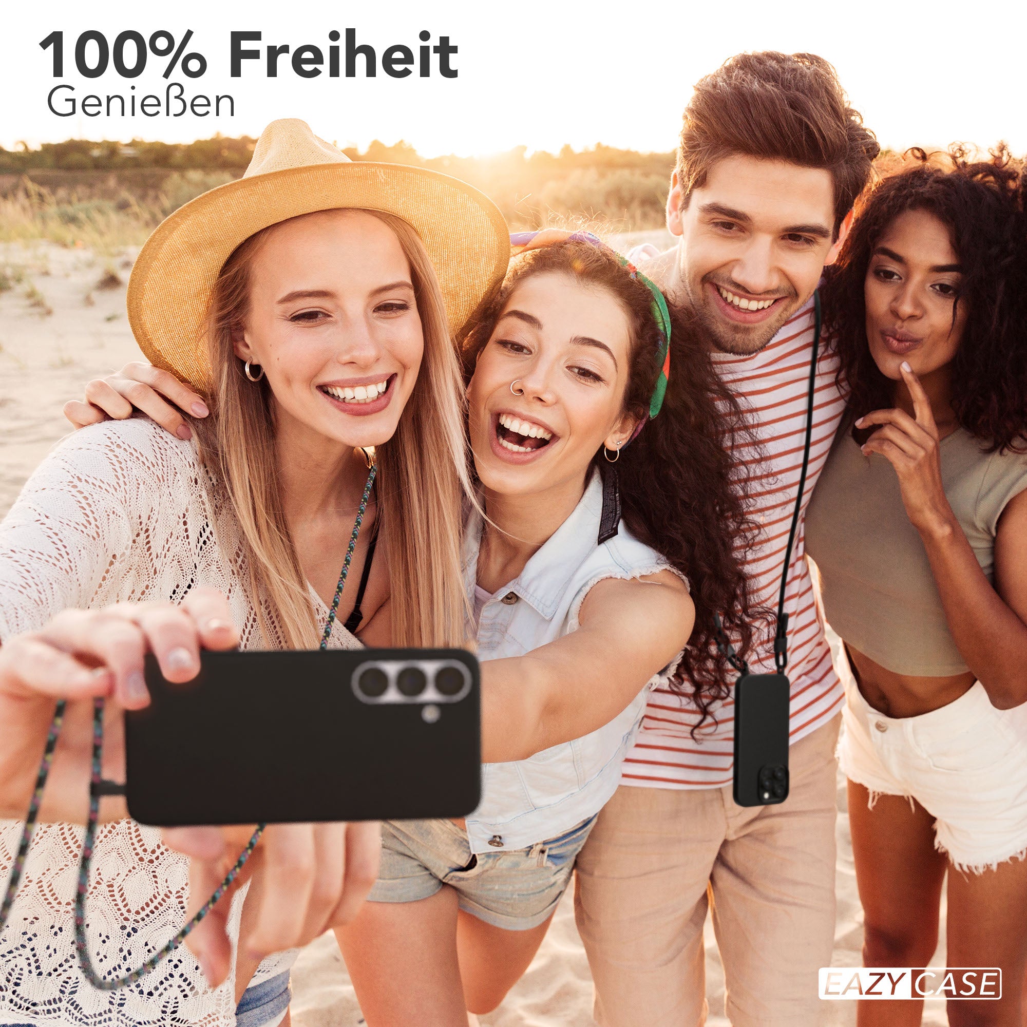 Galaxy S25 2in1 Hülle mit Kordel