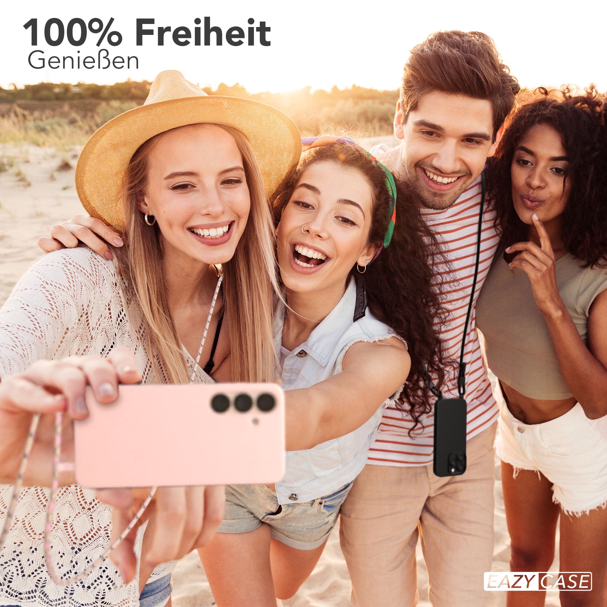 Galaxy S25 2in1 Hülle mit Kordel