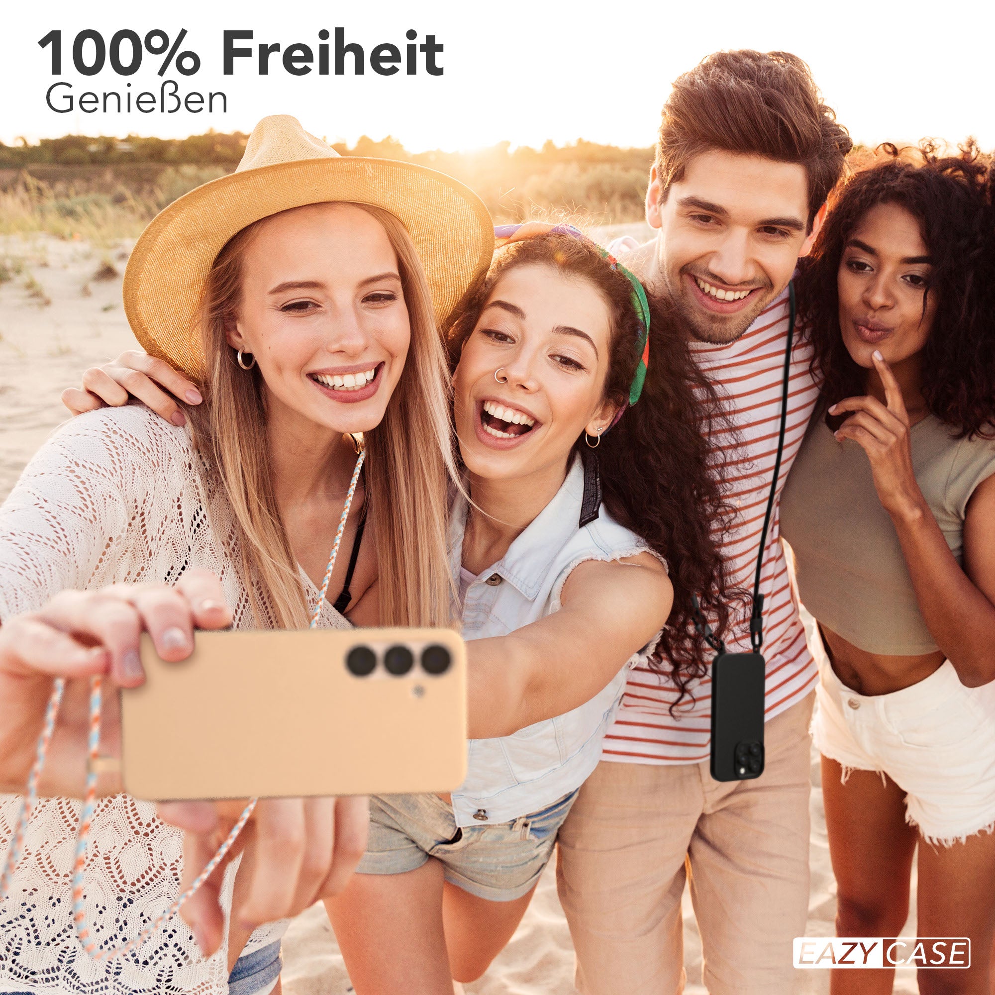 Galaxy S25 2in1 Hülle mit Kordel