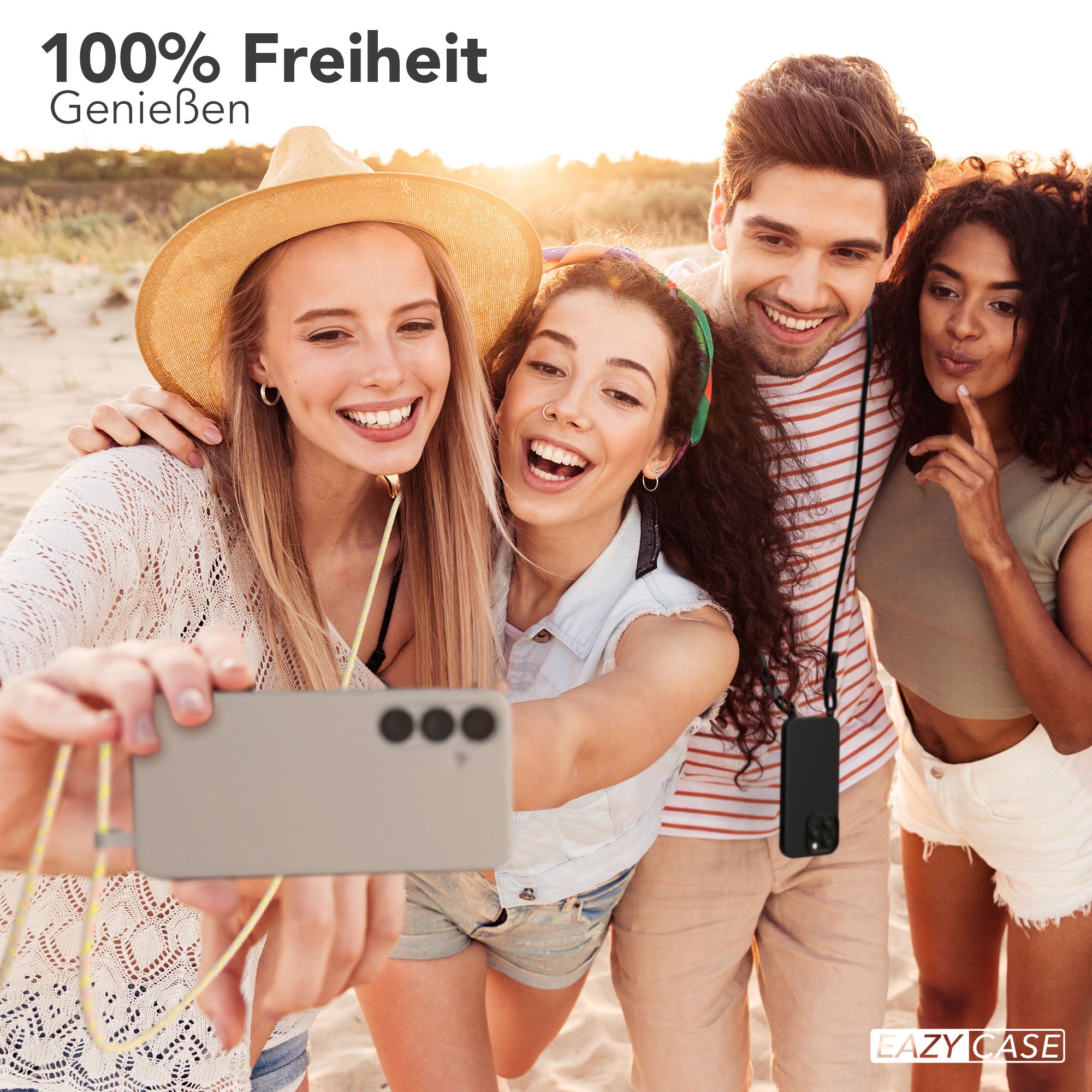 Galaxy S25 2in1 Hülle mit Kordel