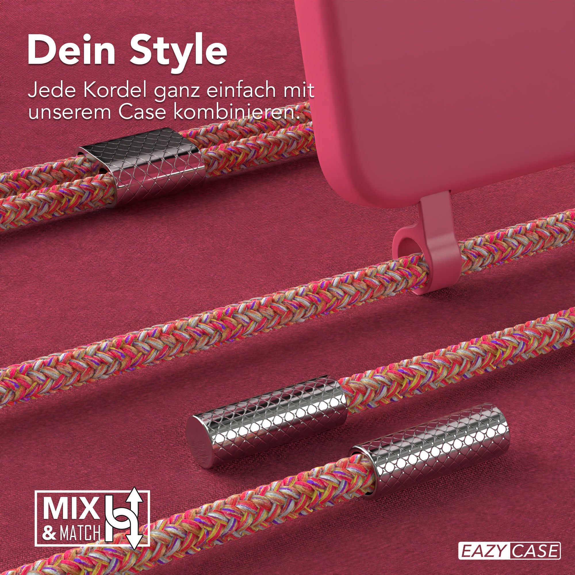 Galaxy S25 2in1 Hülle mit Kordel