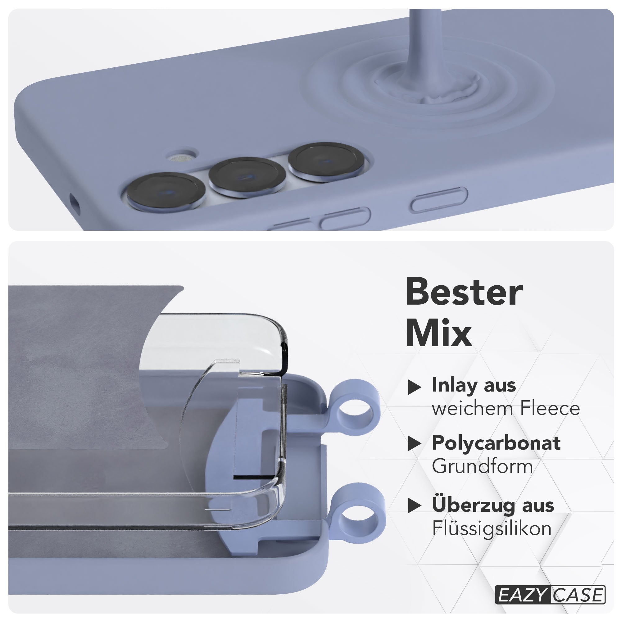 Galaxy S25 2in1 Hülle mit Kordel
