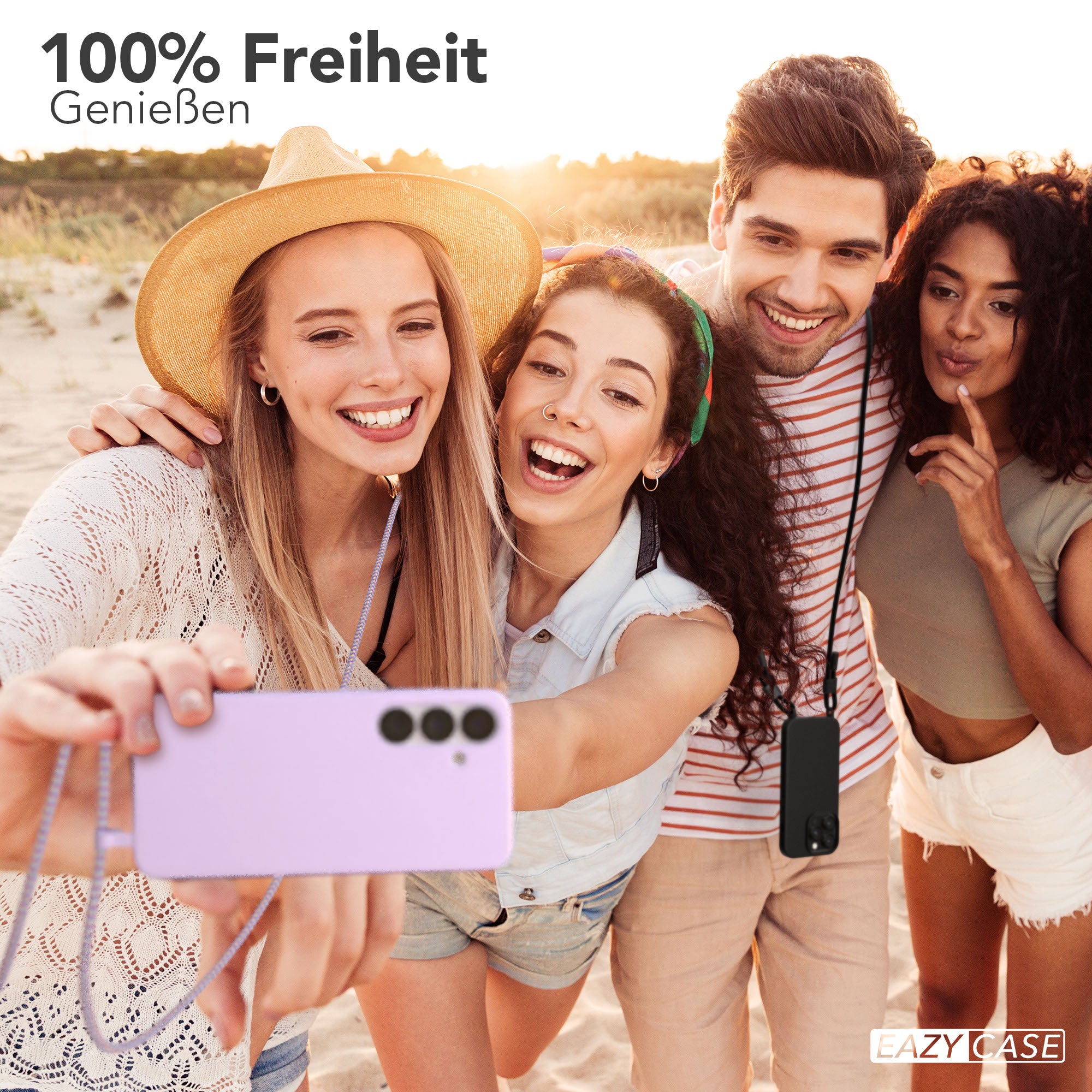 Galaxy S25 2in1 Hülle mit Kordel