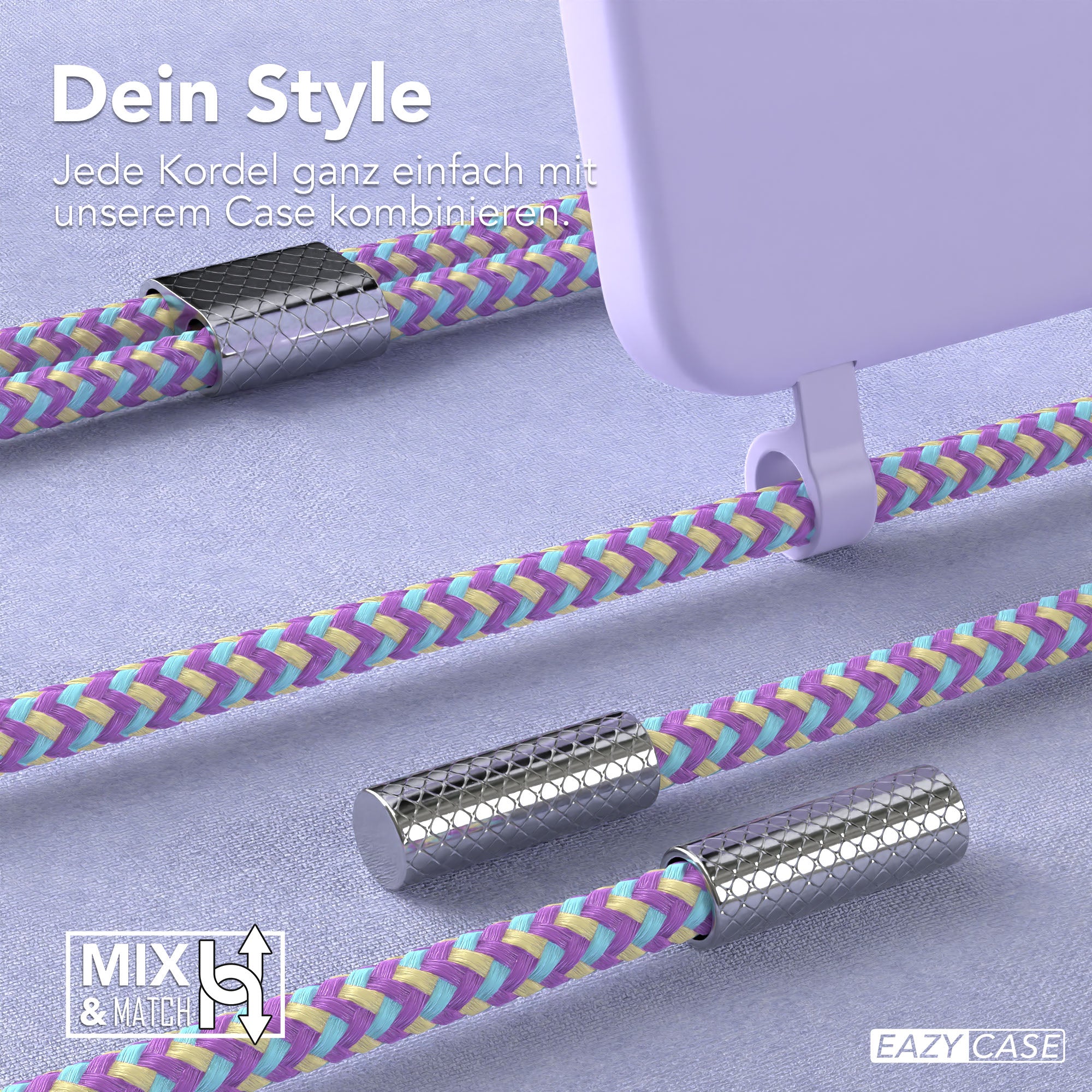 Galaxy S25 2in1 Hülle mit Kordel