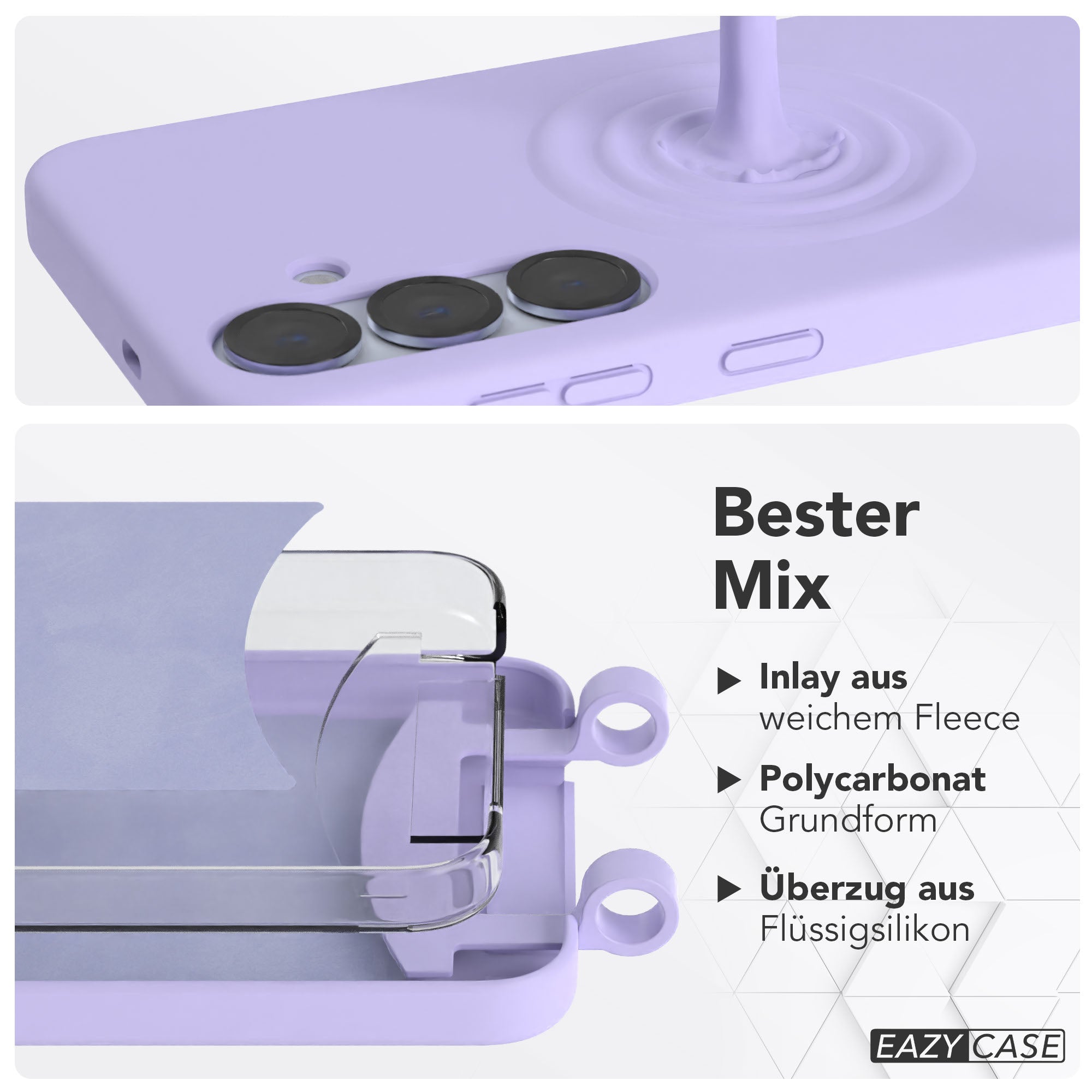 Galaxy S25 2in1 Hülle mit Kordel