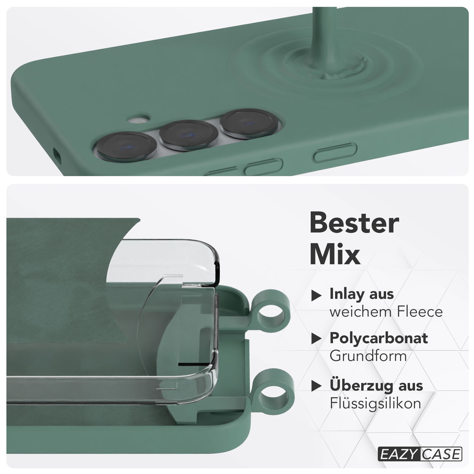 Galaxy S25 2in1 Hülle mit Kordel